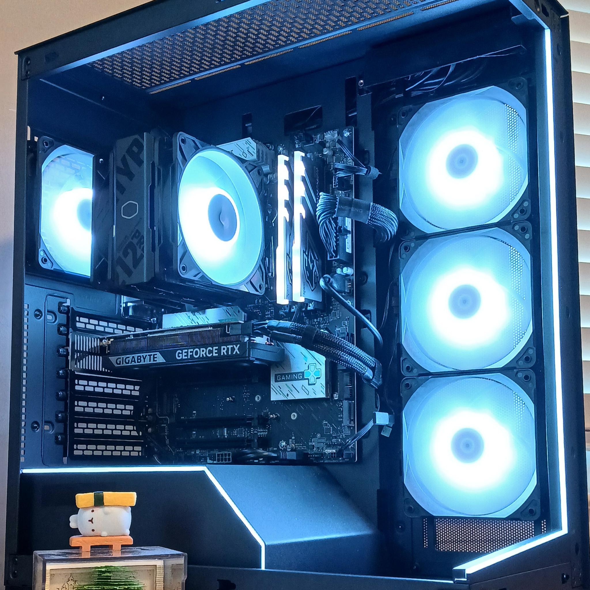 RTX 5060 | 32GB DDR5 | Ryzen 5 9600X | 1TB NVME | Win 11 PRO | Wi-Fi 7 | GAMING PC for 1080/1440P