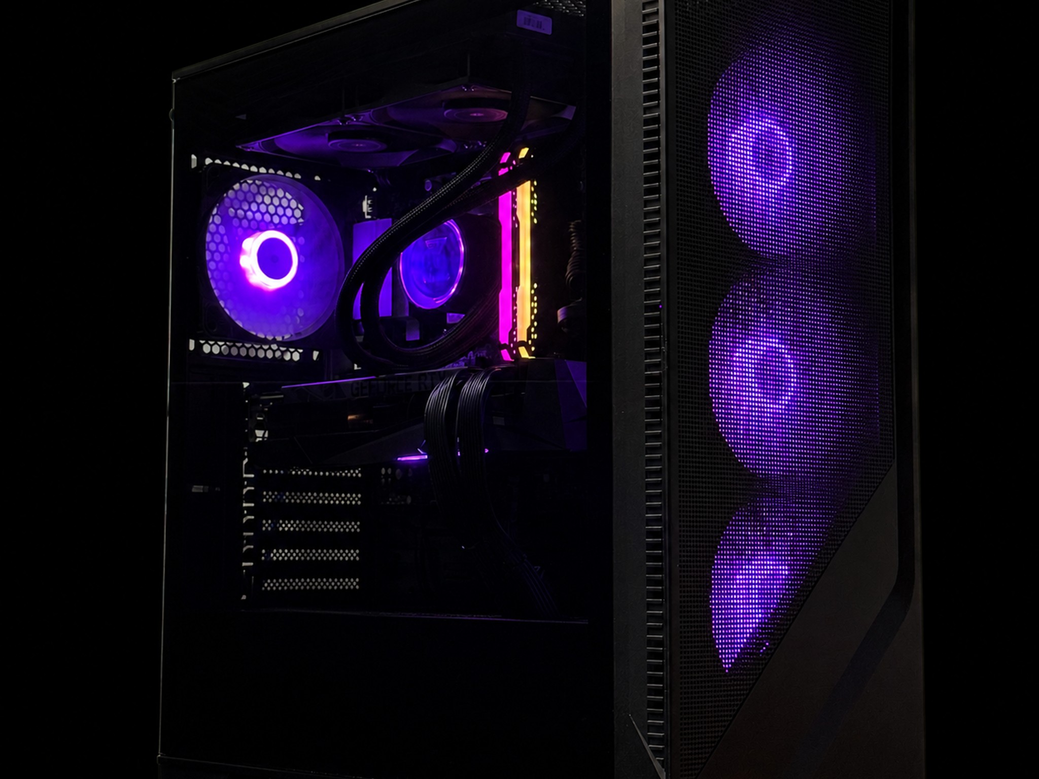 1440P Gaming Pc / Ryzen 7 5800X3D / RTX 3080 10G / 32GB Ram / 1TB SSD Storage / Liquid cooled