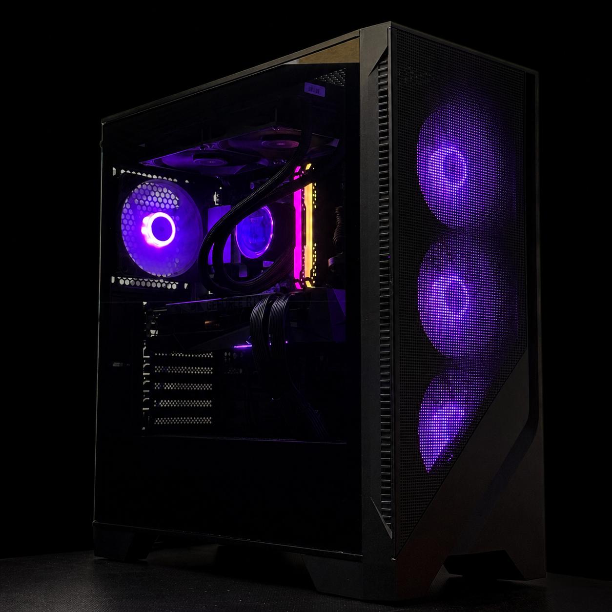 1440P Gaming Pc / Ryzen 7 5800X3D / RTX 3080 10G / 32GB Ram / 1TB SSD Storage / Liquid cooled