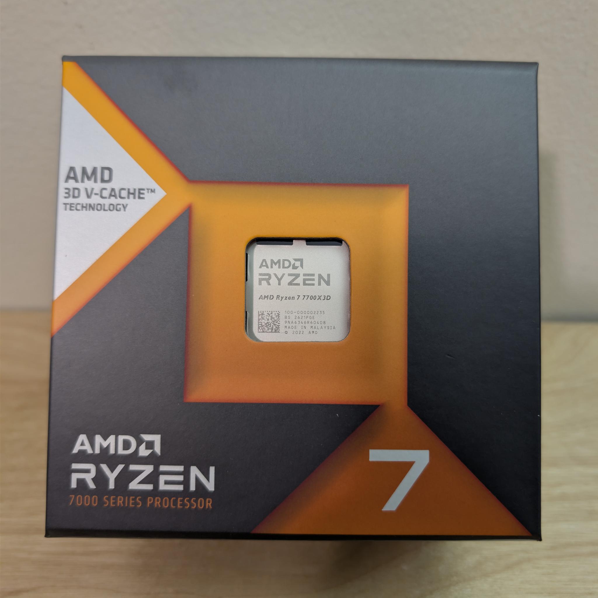 Brand New AMD Ryzen 7 7700X3D 8-Core 16-Thread AM5 Processor | Factory Sealed