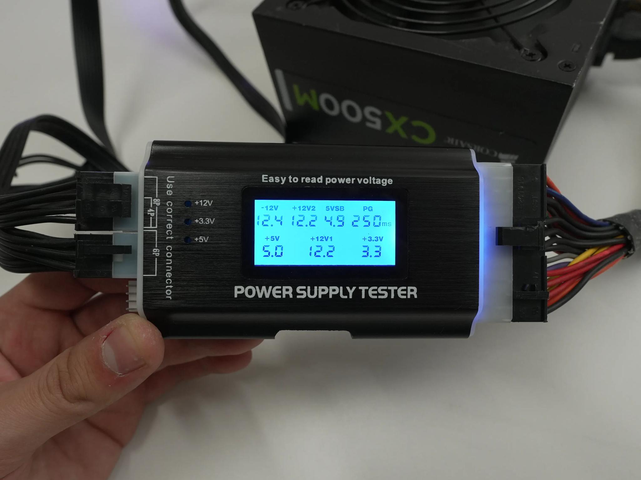 Corsair CX500M Power supply w/ power cord