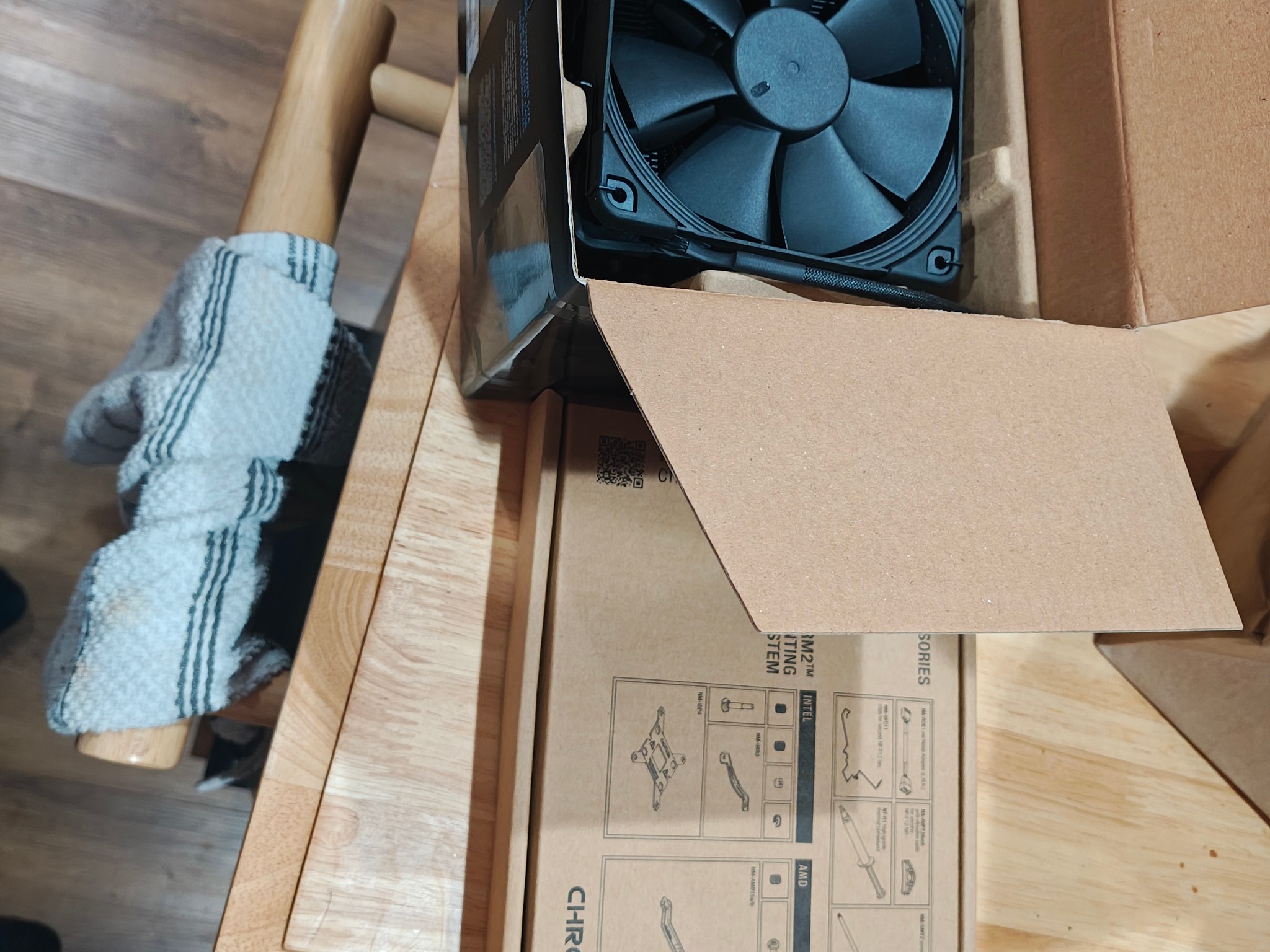 USED, LIKE NEW, BLACK NOCTUA NH-U12S