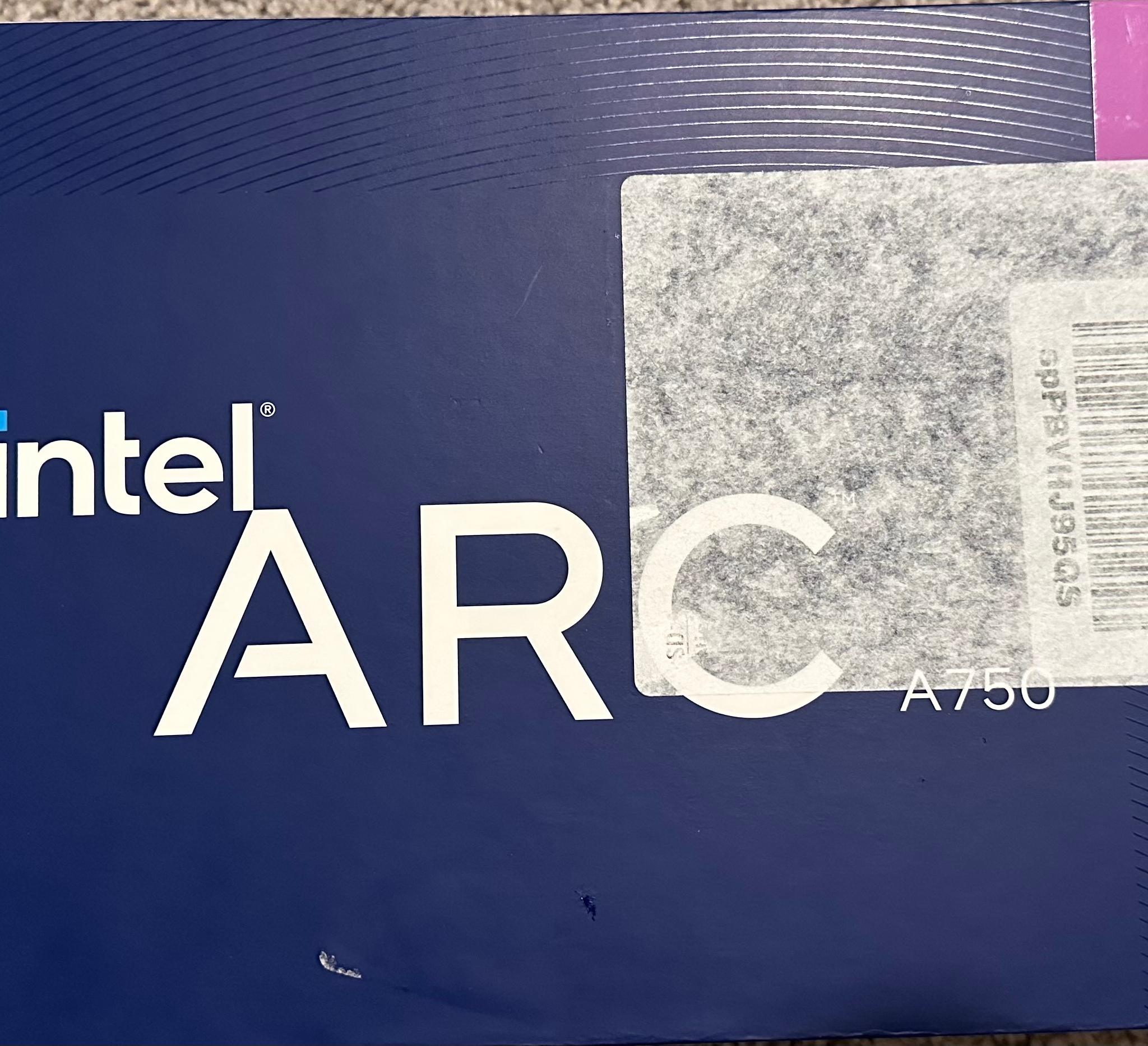 INTEL ARC A750 (Limited Edition)