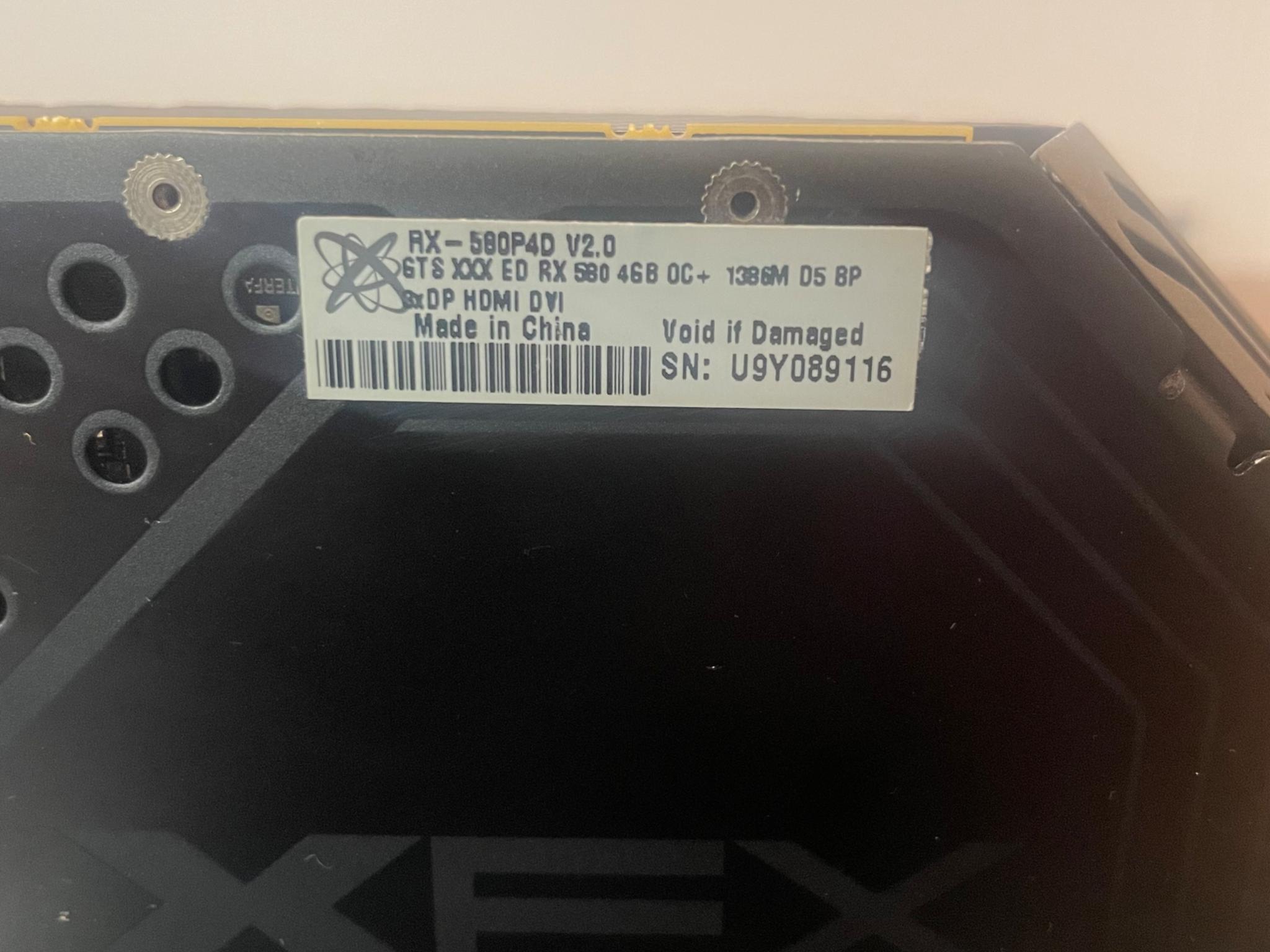 XFX Rx 580 4gb