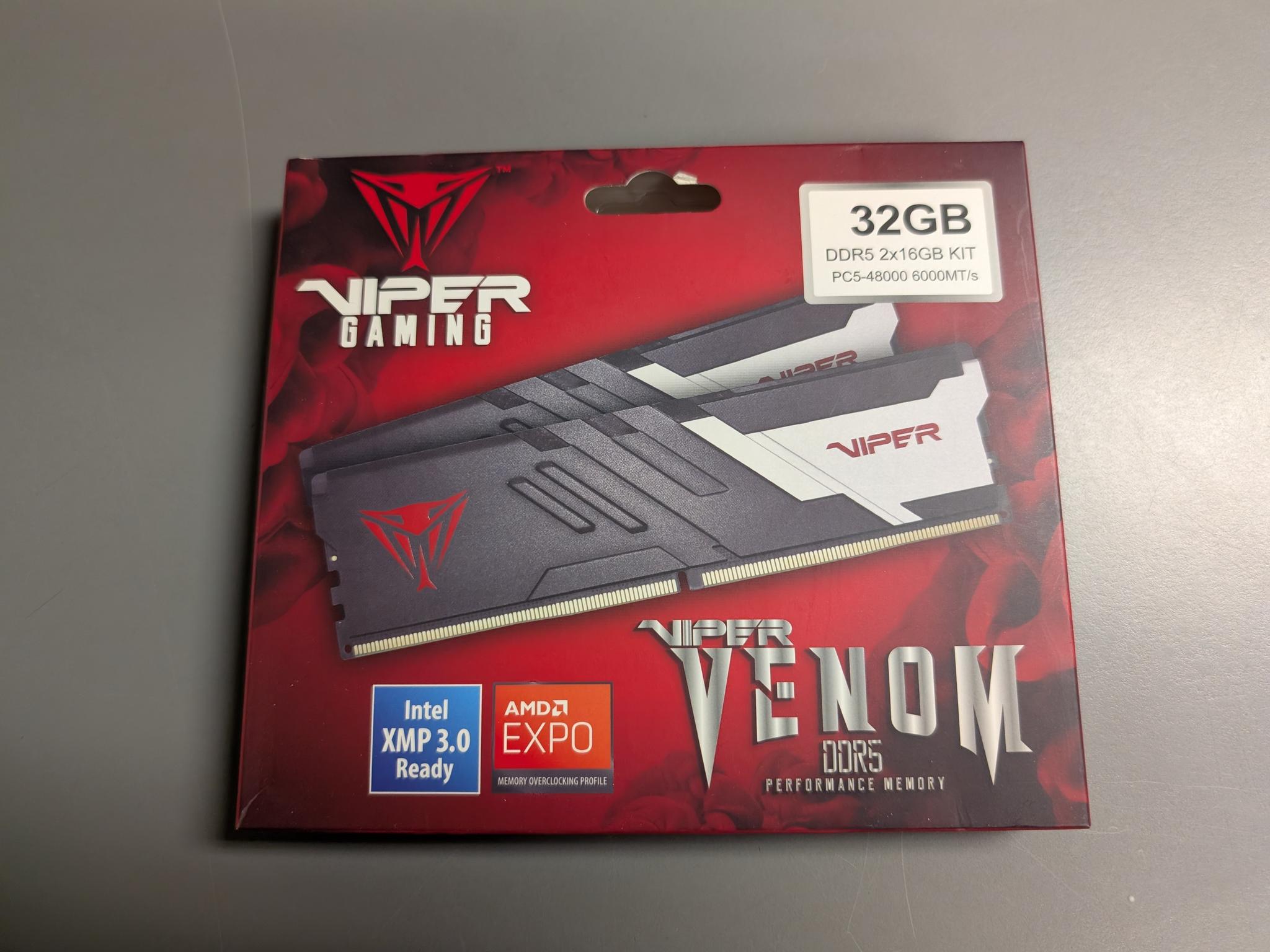 Patriot Viper Venom RGB DDR5 32GB DDR5-6000 (2x16GB) - Image 2