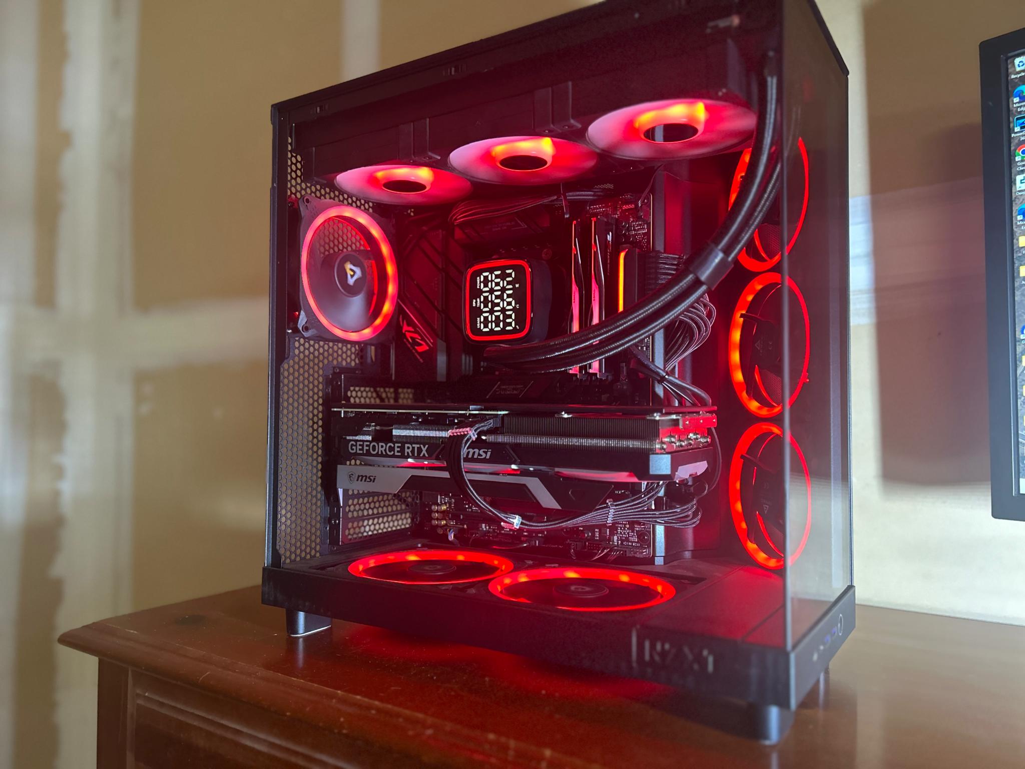 RTX 4070 TI Super 16GB Ryzen 9 7900X 32GB RAM WiFi ultimate gaming PC 1080p-4K