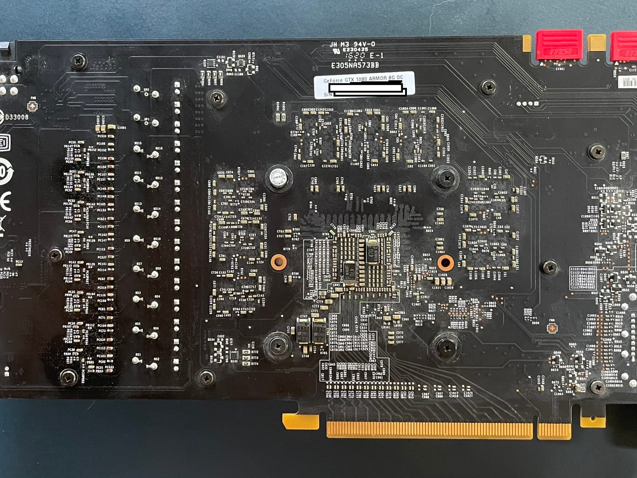 MSi GeForce GTX 1080 Armor 8G OC | Jawa