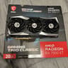AMD MSI RX 7900 XT GAMING TRIO CLASSIC 20G Used Great Condition