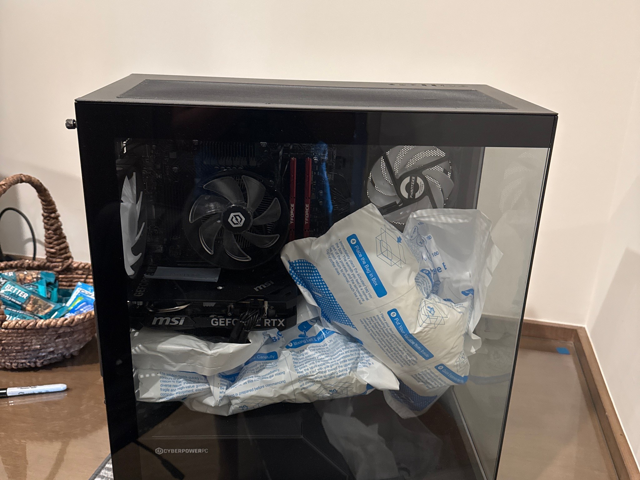 Custom Gaming PC Build Budget-mid Range 1440p MONSTER COMES WITH MOUSE AND KEYBOARD  (black)