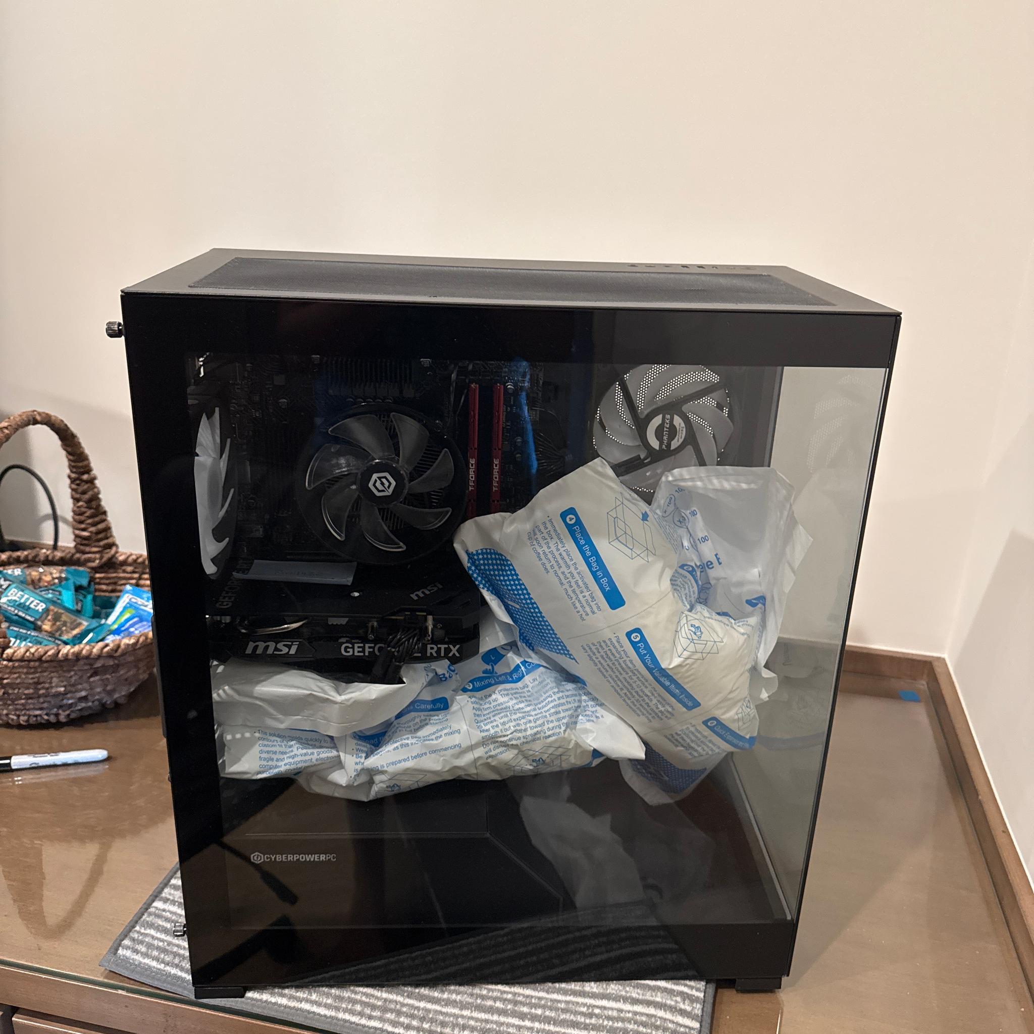 Custom Gaming PC Build Budget-mid Range 1440p MONSTER COMES WITH MOUSE AND KEYBOARD  (black)