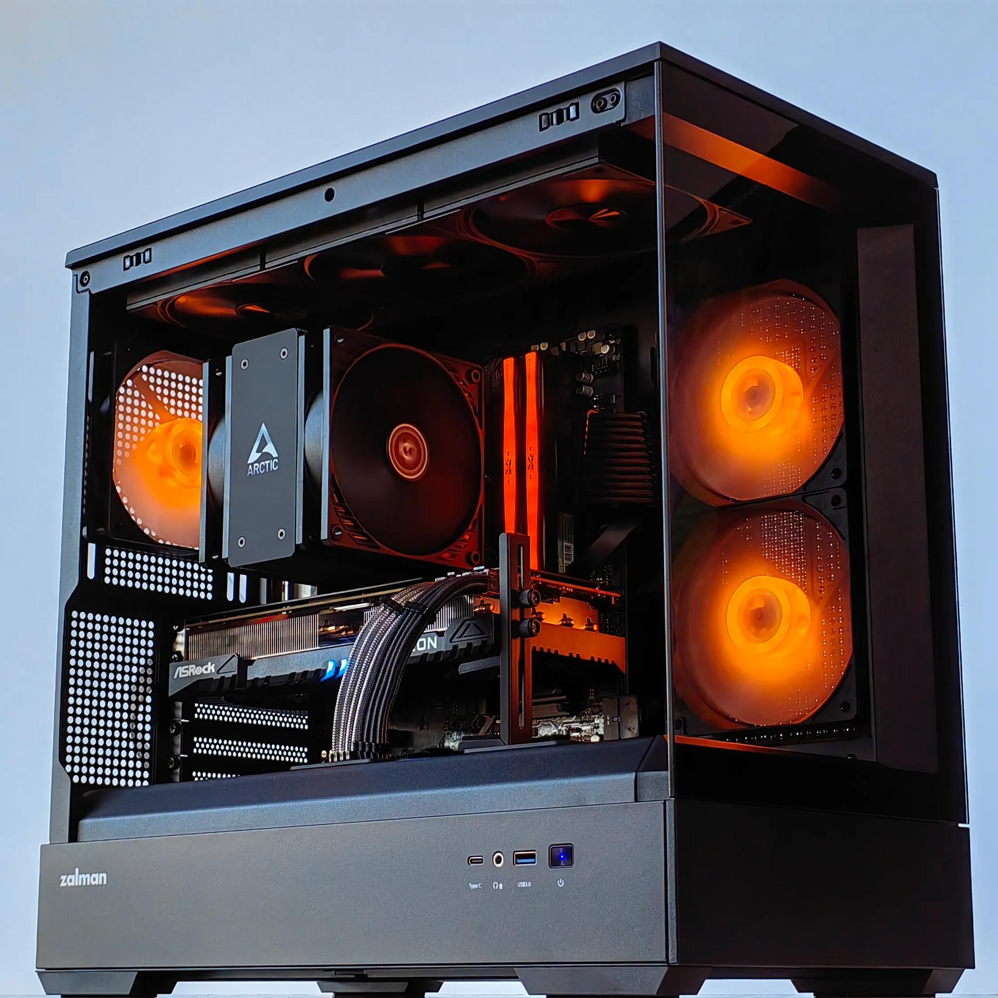 🖤👑 Gaming PC🏅 AMD RX 7900 GRE 16GB🏅AMD Ryzen 7 8700F🏅32GB DDR5🏅1TB SSD