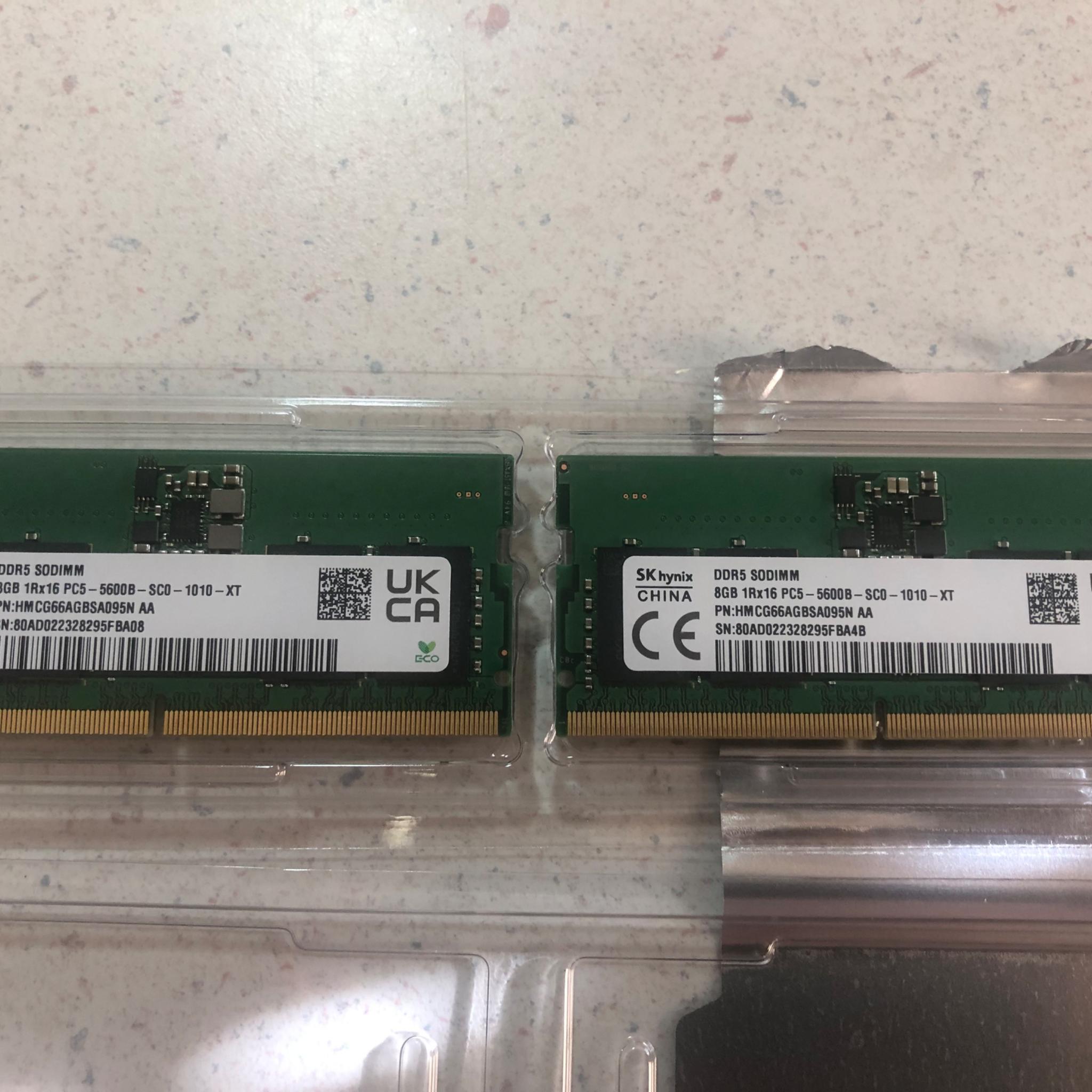 SK Hynix 2x8Gb DDR5 5600 Mhz SODIMM