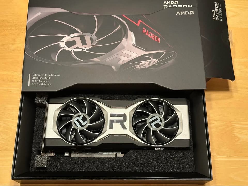 AMD Radeon RX 6700 XT with original box