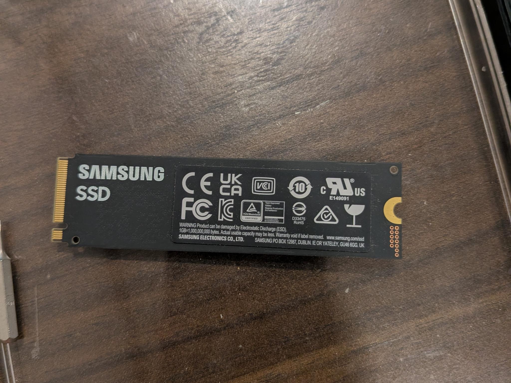 Samsung 980 Pro 2tb