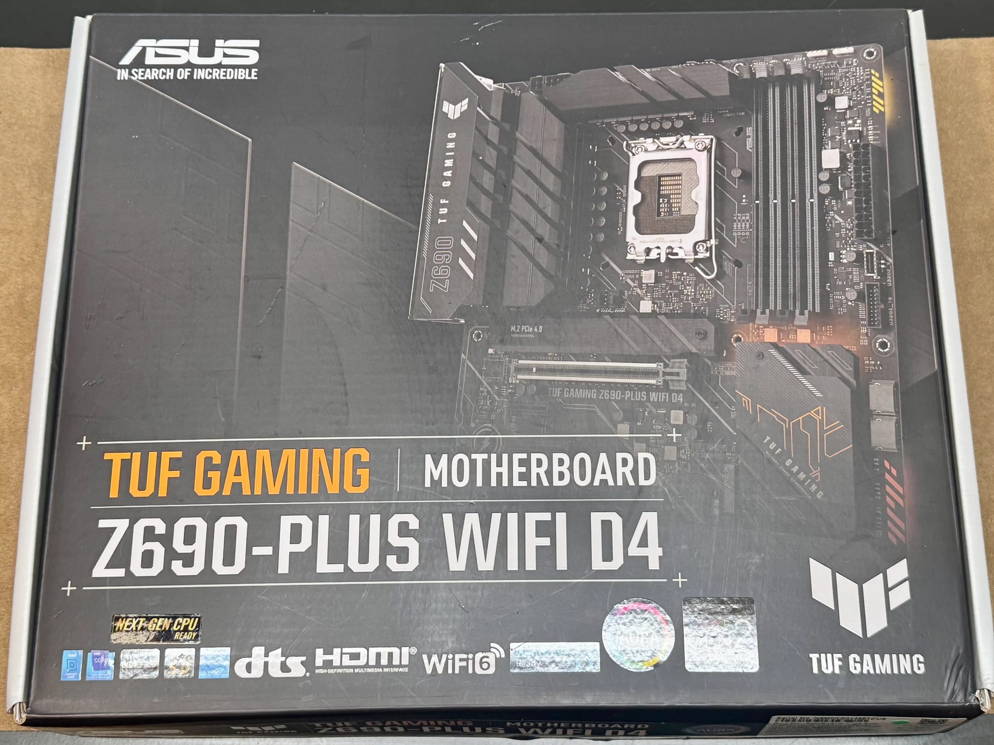 Intel i7-12700K, 64GB, 1TB M2, ASUS TUF GAMING Z690-PLUS D4, Wifi 6E AX210 upgrade, NZXT C750 PSU