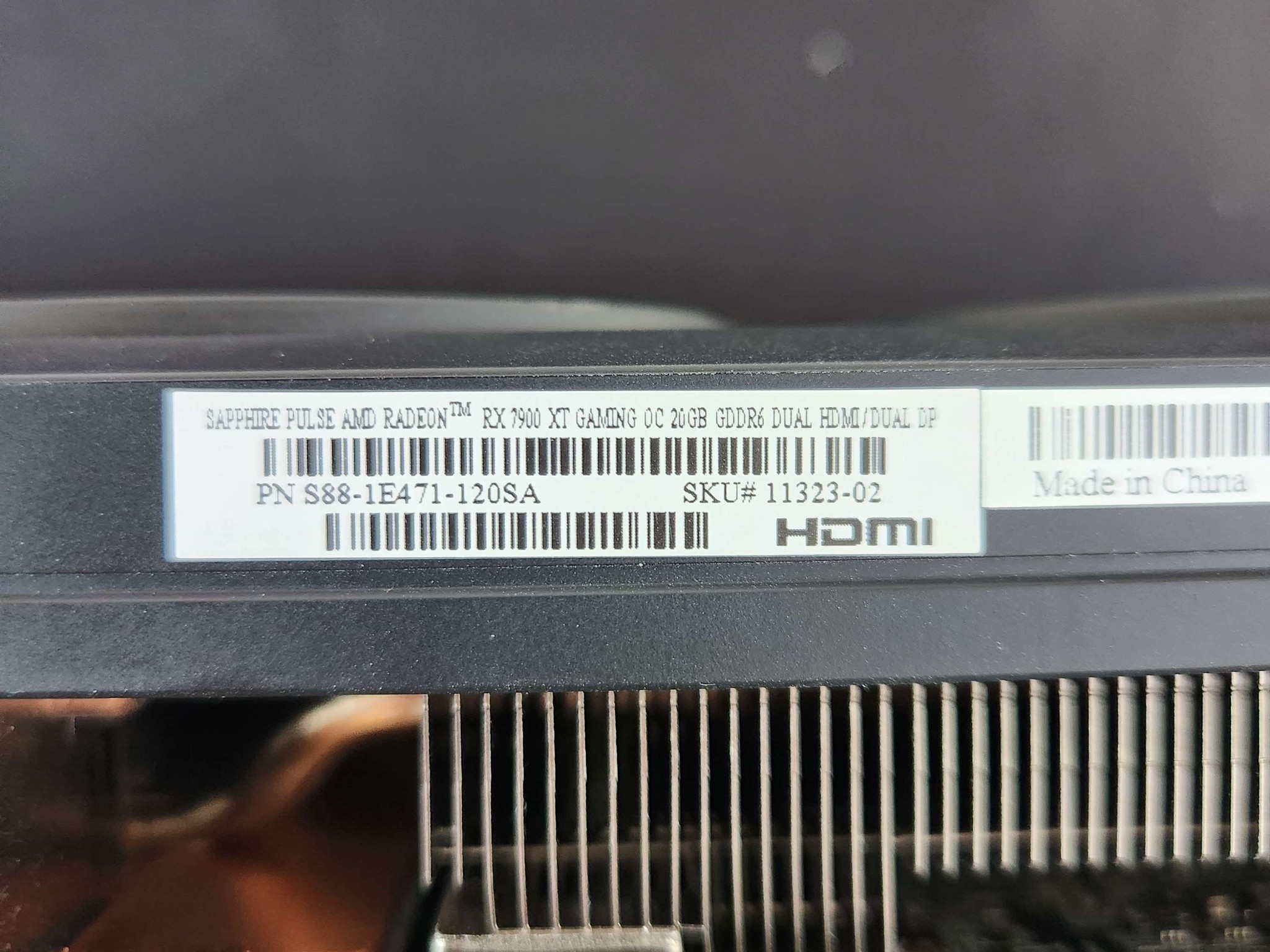 Sapphire PULSE Radeon RX 7900 XT