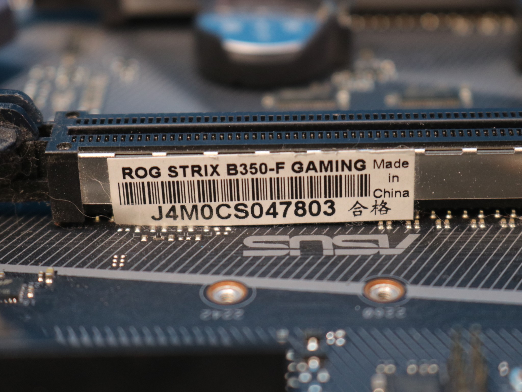 *Newest BIOS* ASUS ROG Strix B350-F Gaming AMD Socket AM4 DDR4 ATX Desktop Motherboard & I/O Shield