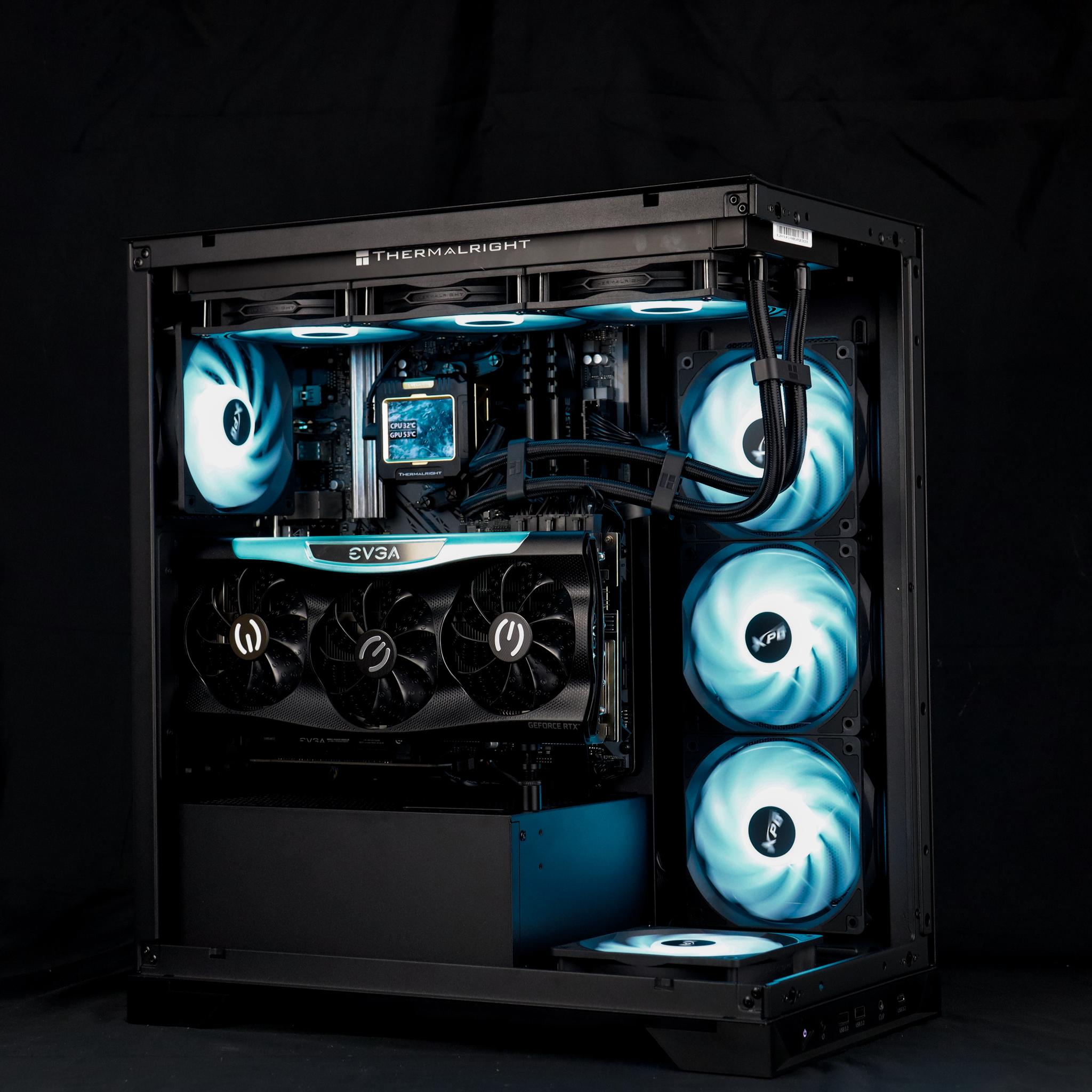 🧨♟️Obsidian Void V3- 1440P Gaming PC | RTX 3080, Ryzen 9 3900X, 32GB RAM, 1TB NVMe SSD |🧨♟️