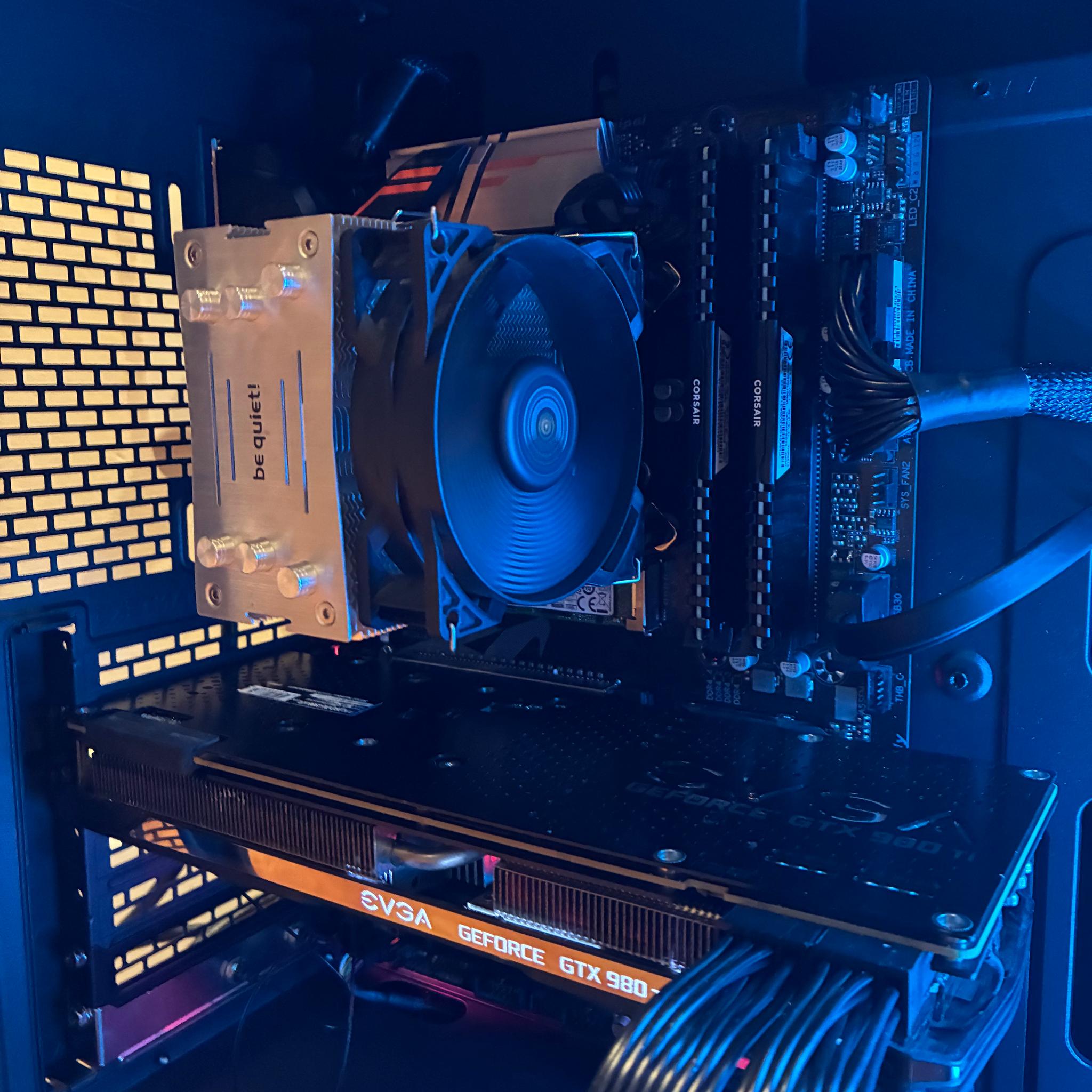 GTX 980 Ti 6GB i5 8600k CUSTOM GAMING PC 16GB DDR4 512GB NVME SSD WiFi Bluetooth ARGB WINDOWS 10/11