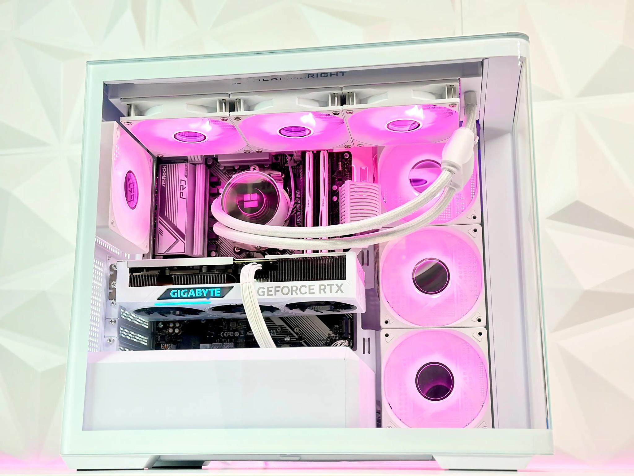 🧊🥶🧔‍♂️Iceman❄️Liquid Cooled Gaming PC❄️Nvidia RTX 4070 Super 12GB❄️AMD Ryzen 5 7500F❄️32GB DDR5