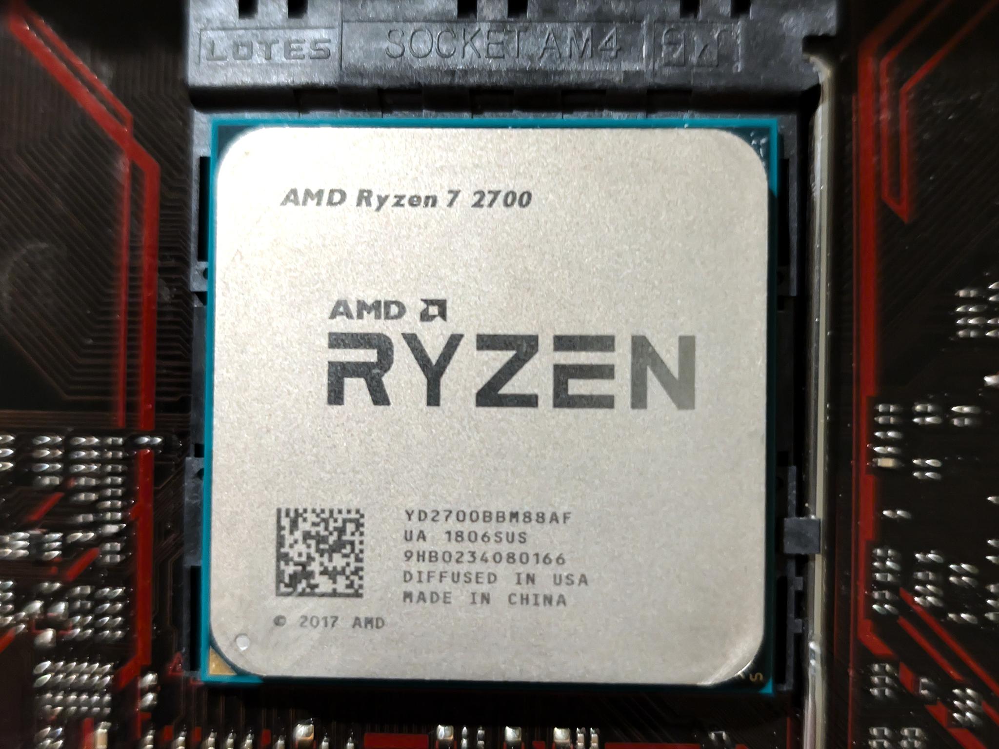 AMD Ryzen 7 2700