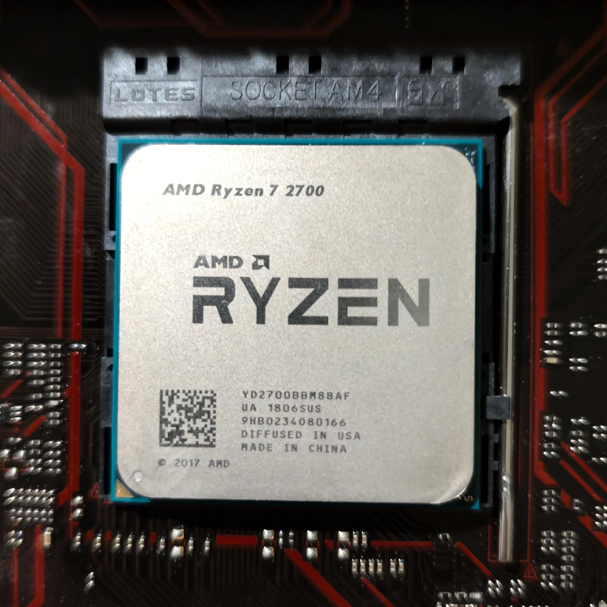 AMD Ryzen 7 2700