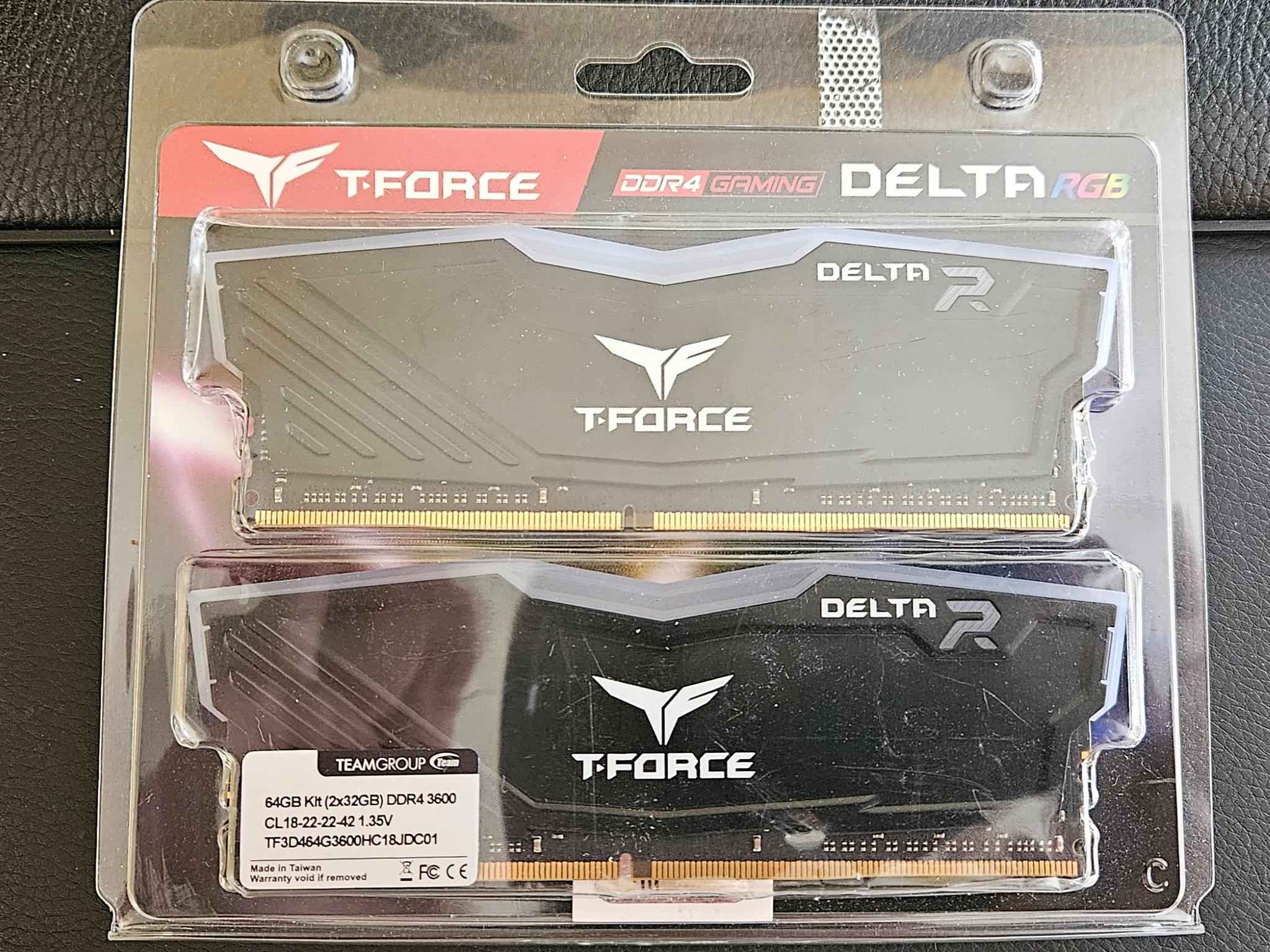 TEAMGROUP T-FORCE Delta RGB 64GB DDR4