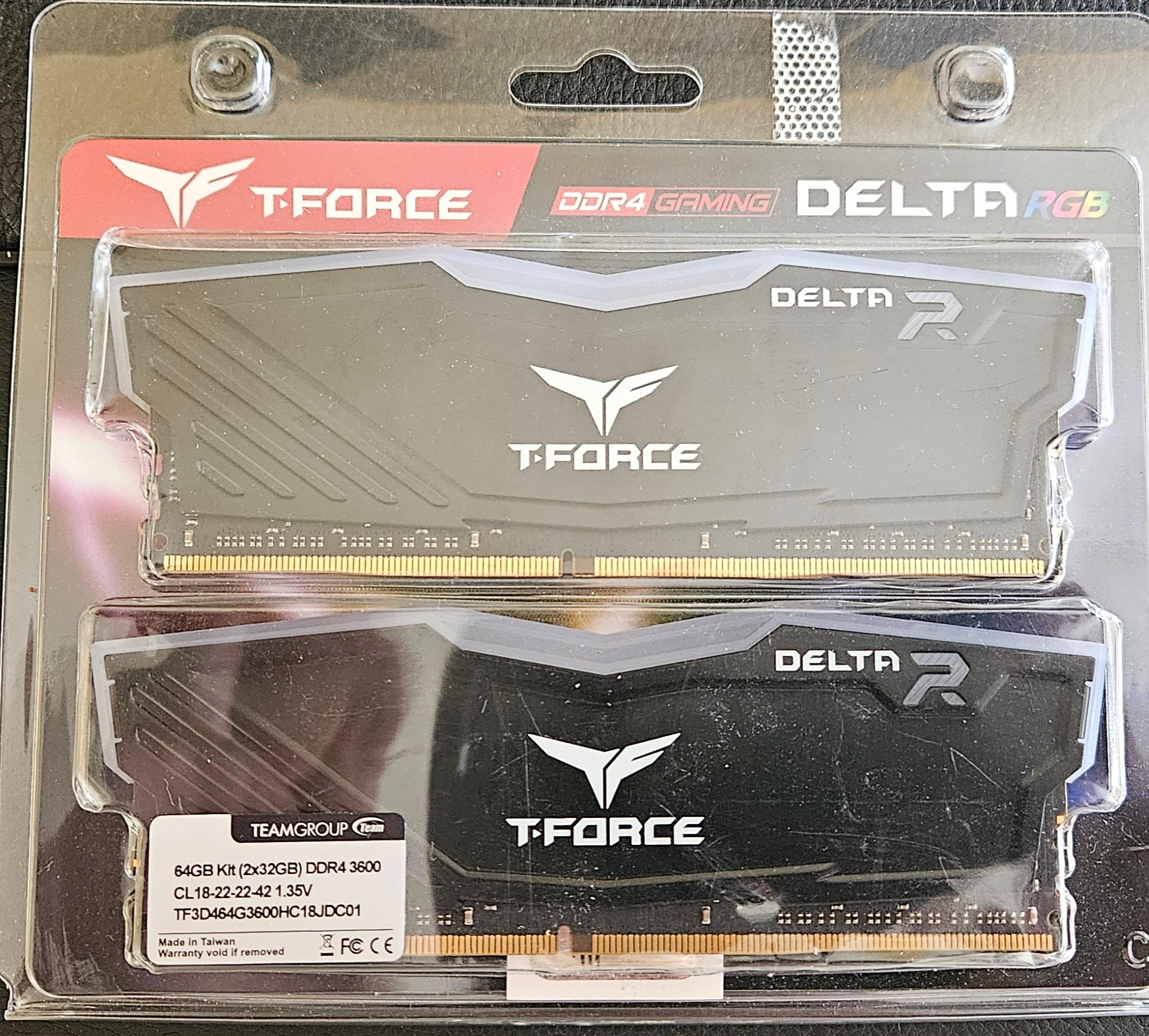 TEAMGROUP T-FORCE Delta RGB 64GB DDR4