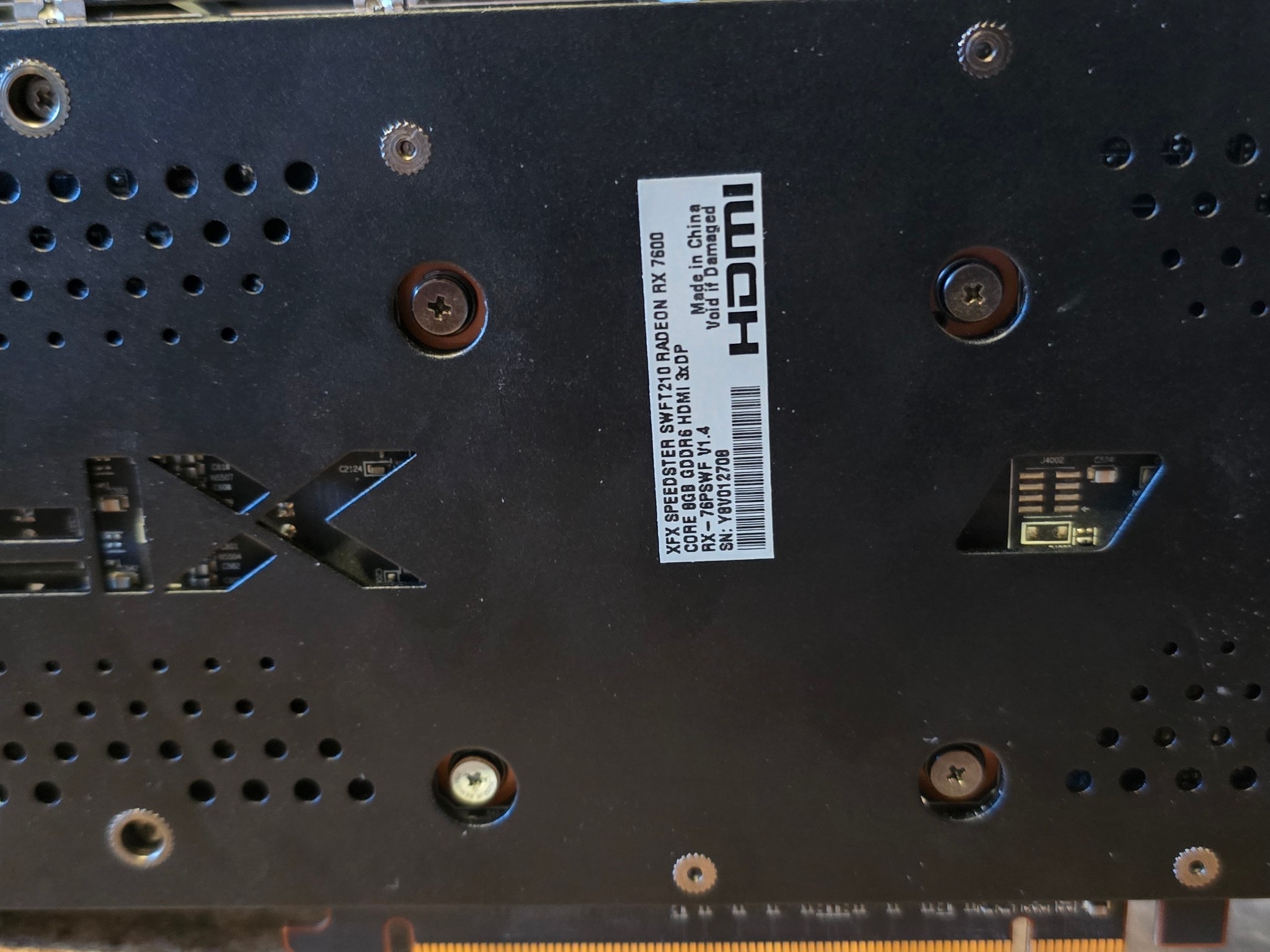 XFX Speedster SWFT 210 RX 7600