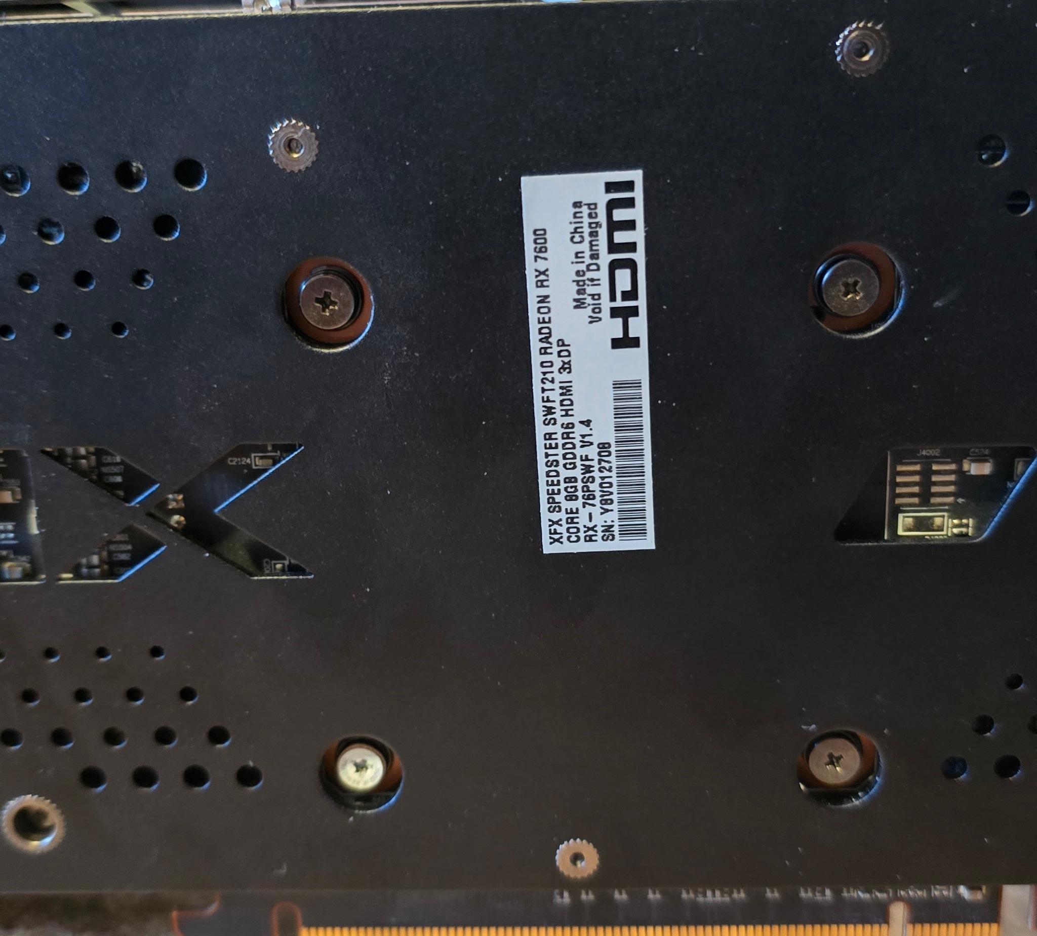 XFX Speedster SWFT 210 RX 7600