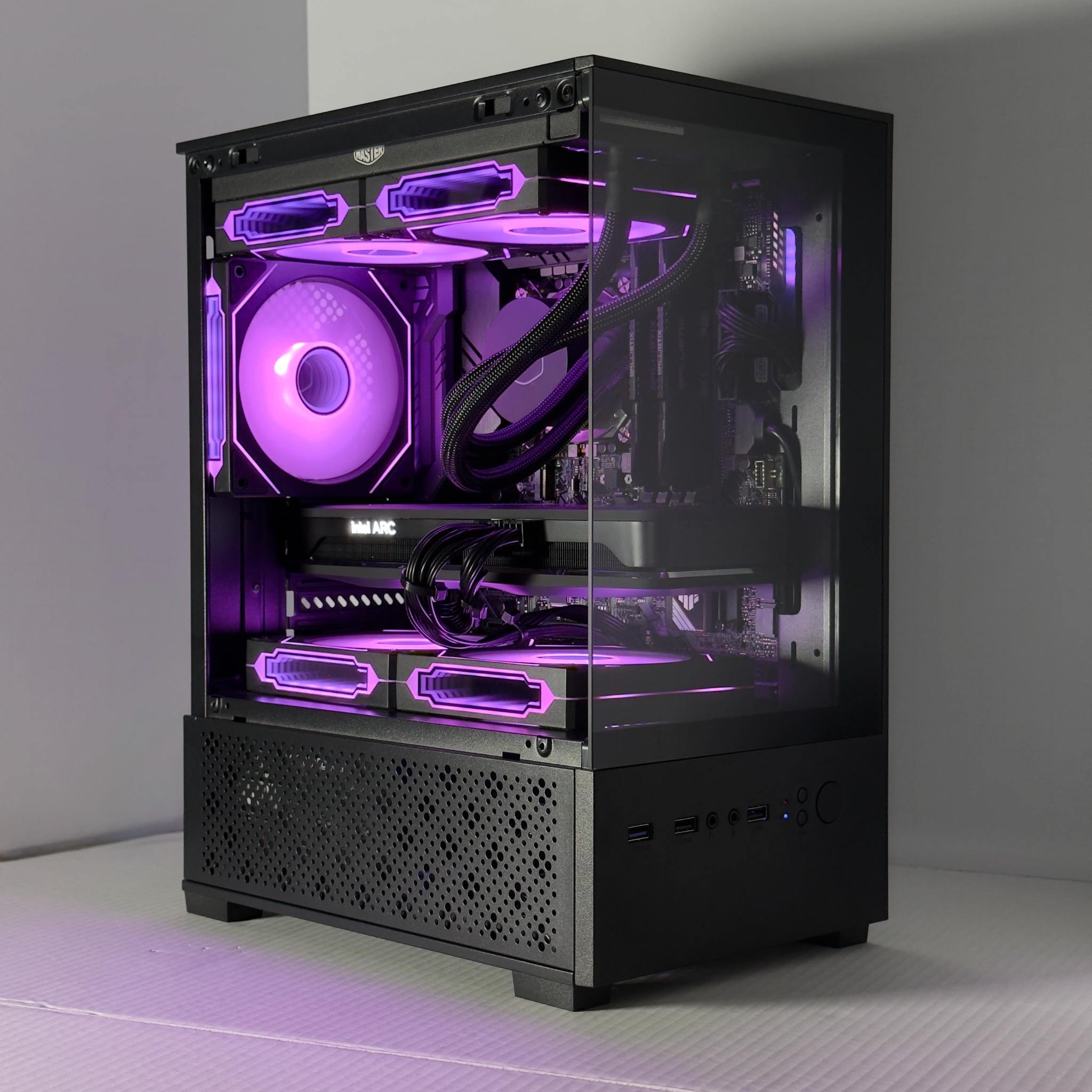 PixelForge Mini 1080p/1440p | i5-10400F | Arc A750 8GB | 16GB DDR4 | 512GB NVMe | WIFI + BT