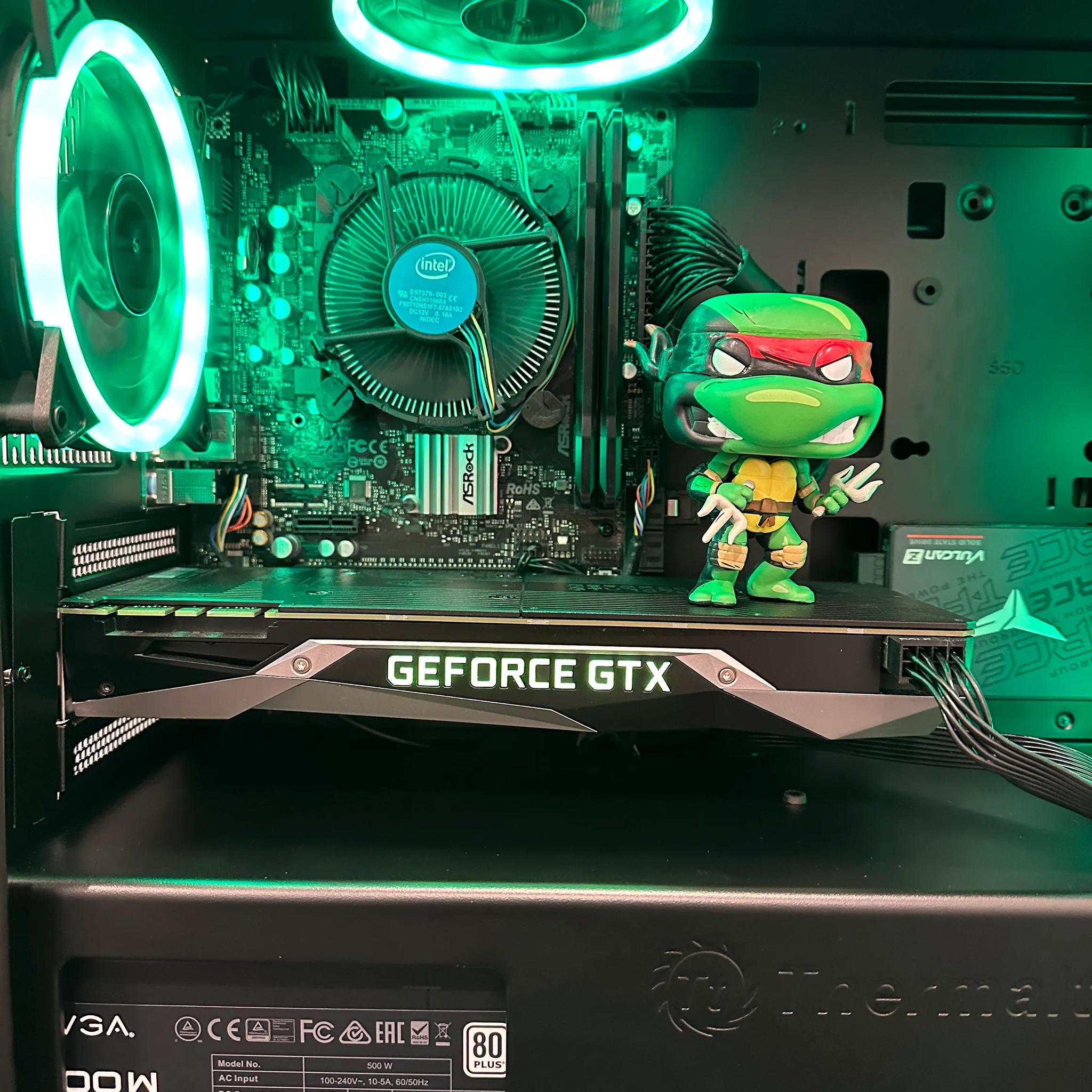 🐢🍕Raphael🍕🐢 ||Gaming and Streaming PC-Nvidia GTX 980 4GB-Intel i3 10100F-16GB DDR4 RAM-512GB SSD