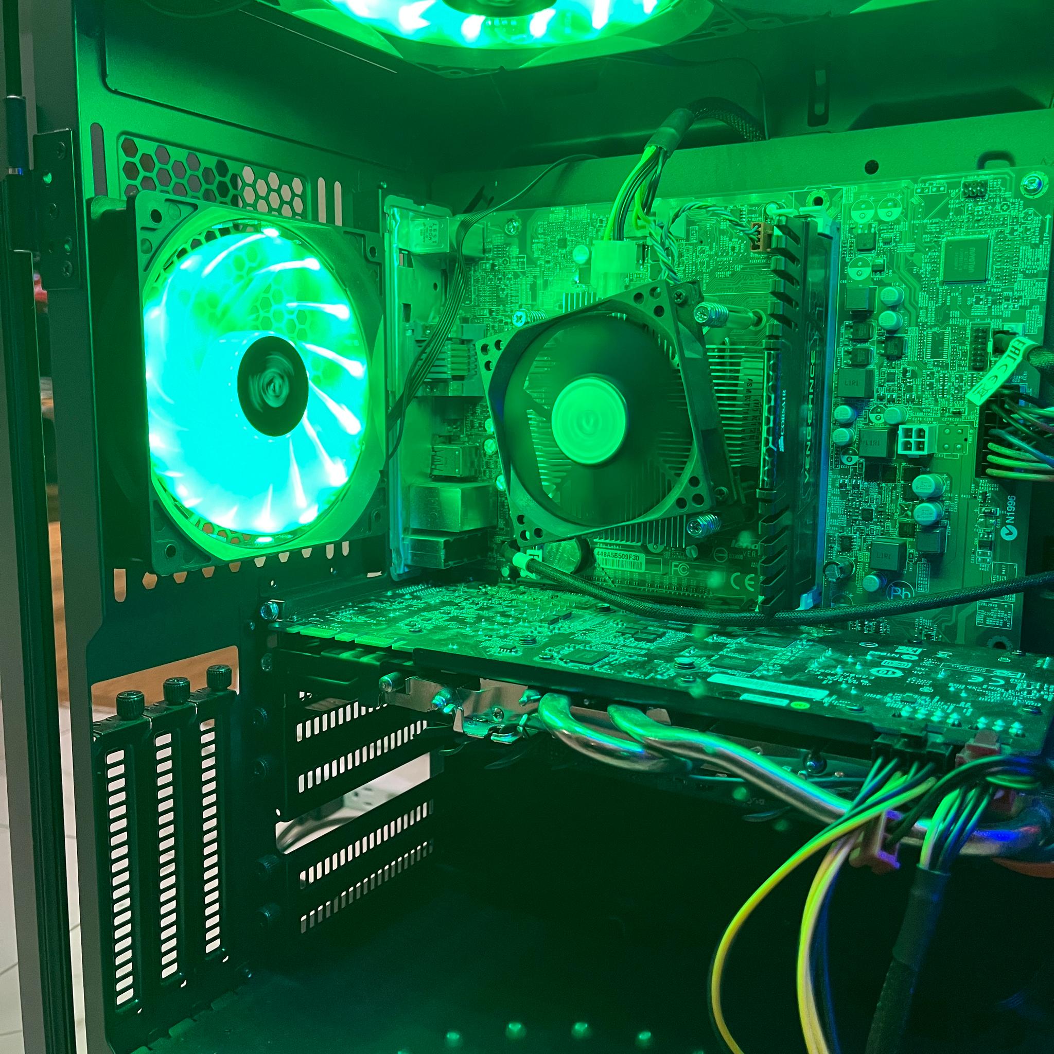 🟢🔥 Budget Gaming PC - Intel i5-4570, GTX 970, 1.2 TB Storage, 12 GB RAM w/ RGB Case & Remote 🟢🖥️