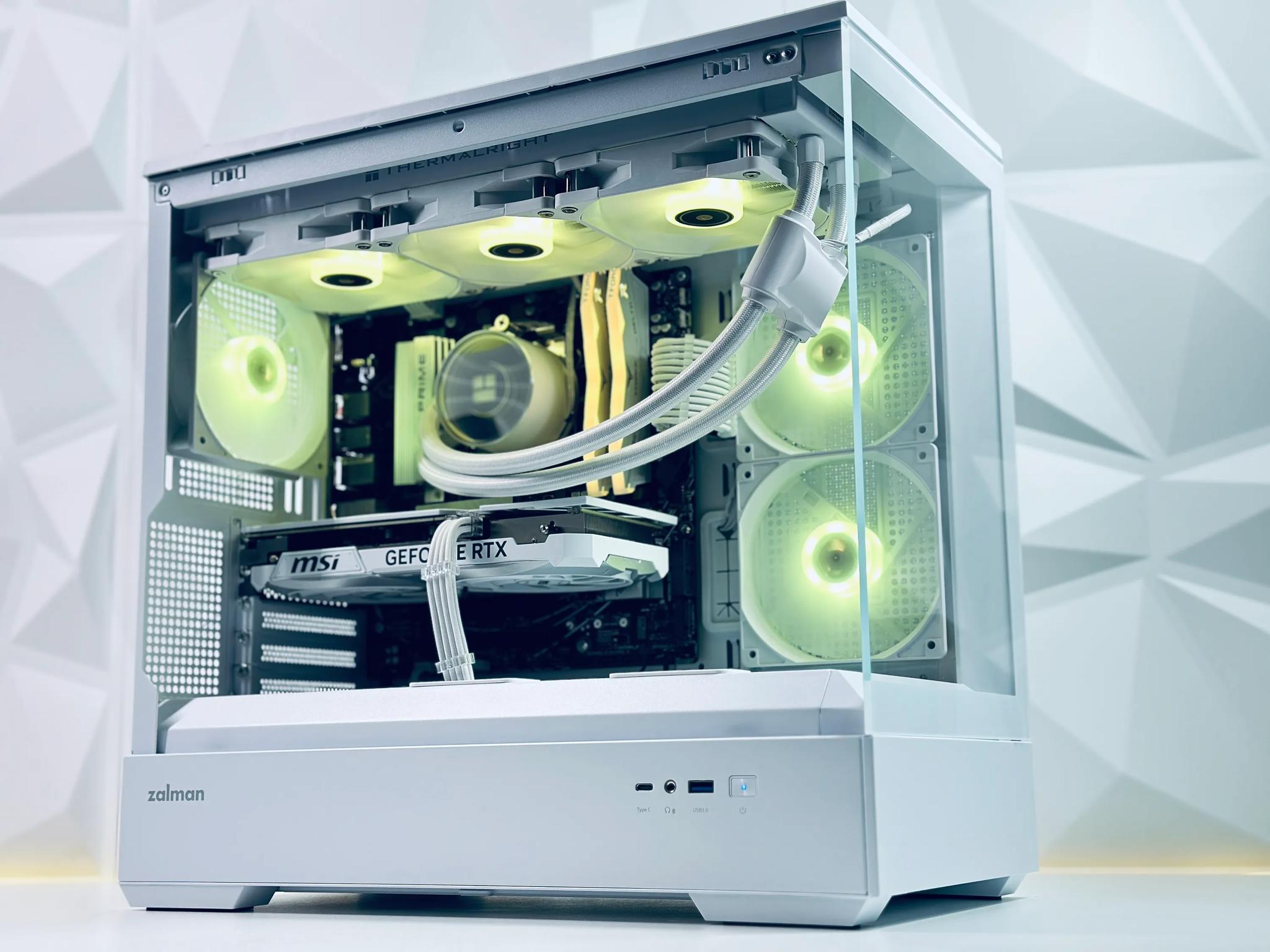 🤍🏔️1440p-4K Gaming PC❄️Nvidia RTX 4070 12GB❄️AMD Ryzen 7 5700X 8 core❄️32GB DDR4❄️1TB NVME