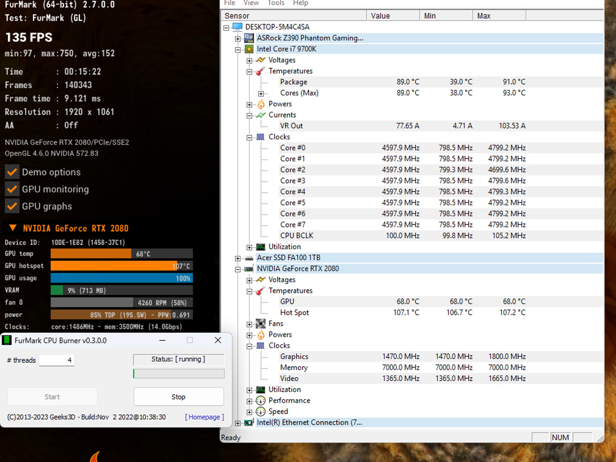 Awesome RGB Gaming PC i7 9700k RTX 2080 16GB RAM 1tb ssd WI-FI & BLUETOOTH Value Midrange