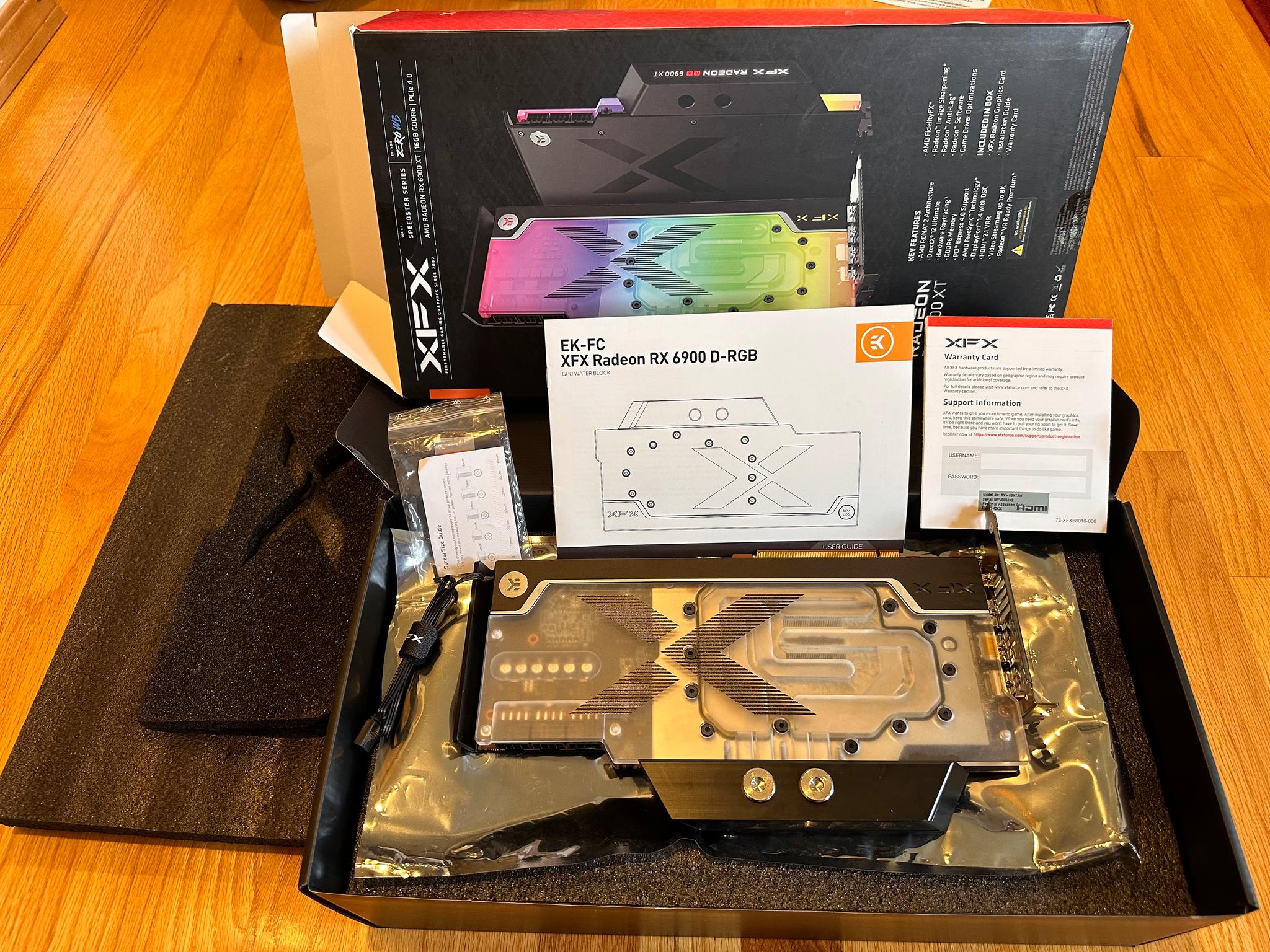 XFX Speedster ZERO AMD Radeon™ RX 6900XT RGB EKWB Waterblock Limited Edition with 16GB GDDR6