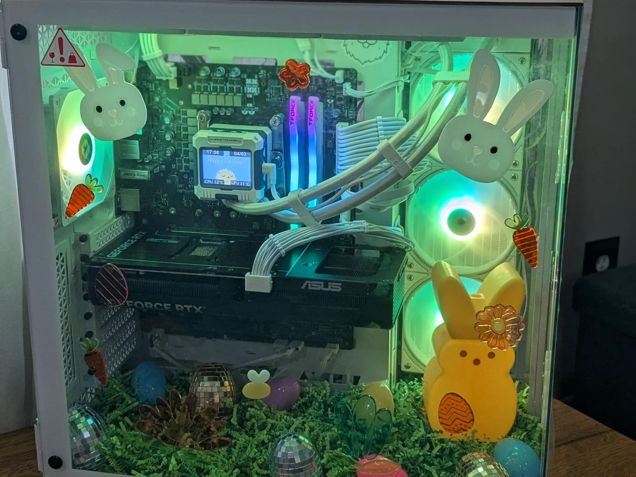 Eggcelent 4K Gaming/Streaming PC | i7-14700KF, RTX 5070, 2TB NVME, 32GB DDR5, Liquid Cooled