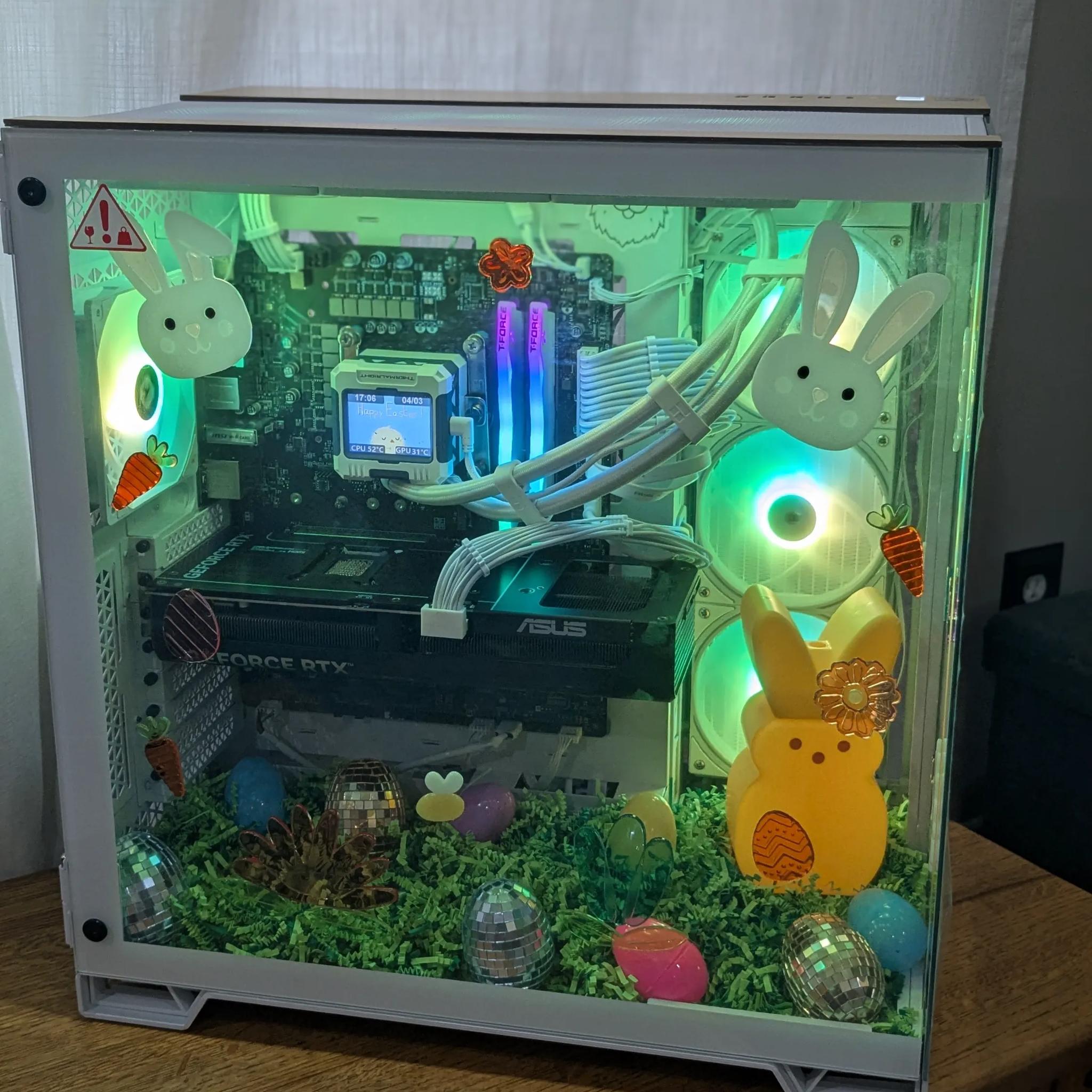 Eggcelent 4K Gaming/Streaming PC | i7-14700KF, RTX 5070, 2TB NVME, 32GB DDR5, Liquid Cooled