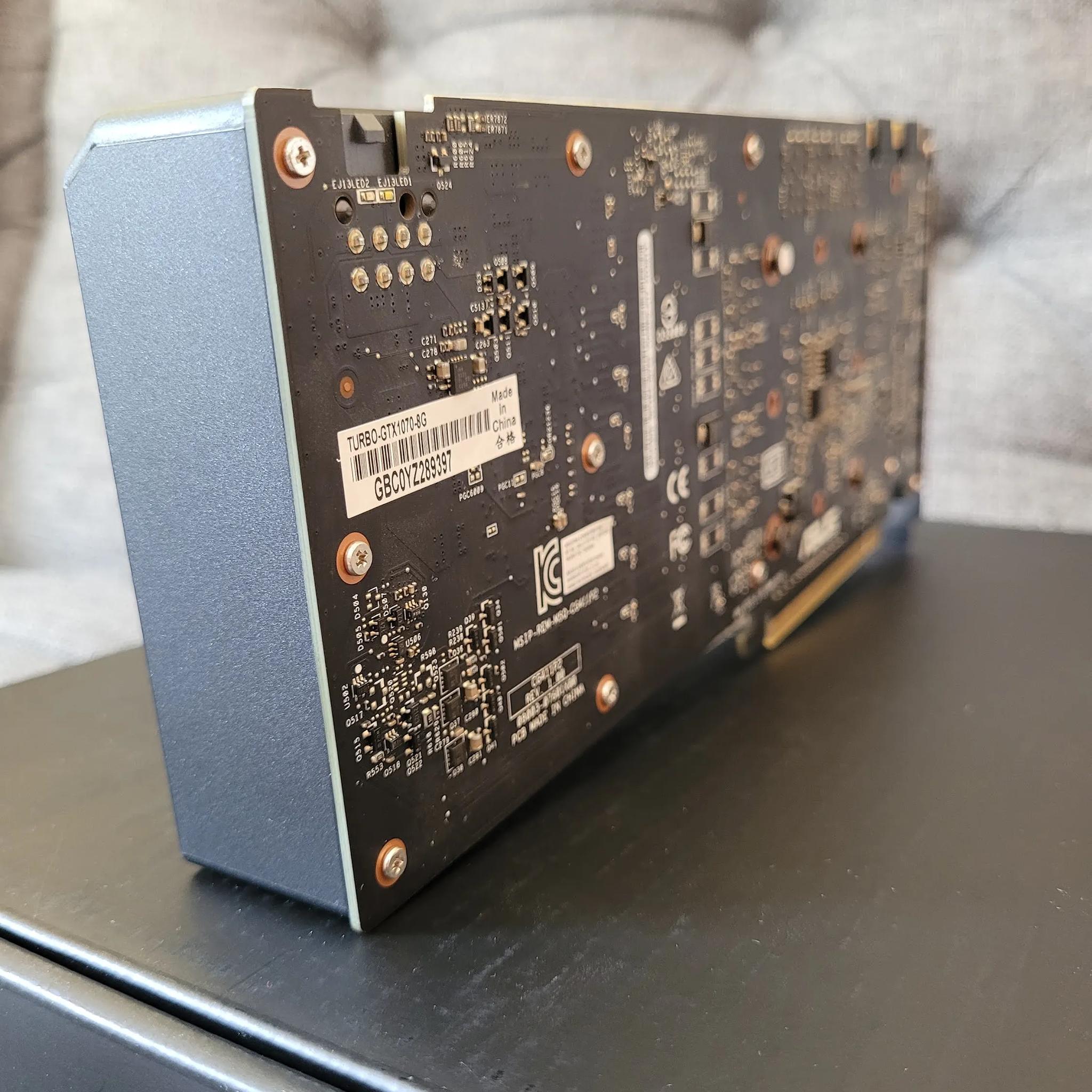 Like New Asus Turbo Geforce GTX 1070 8gb