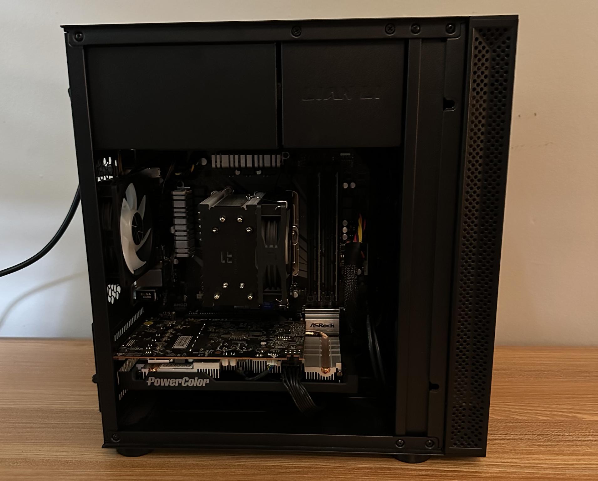 Budget 1080p Gaming PC Ryzen 5 RX 5500XT 16GB RAM 500GB NVMe SSD WiFi Lian Li Easy Upgrade Path