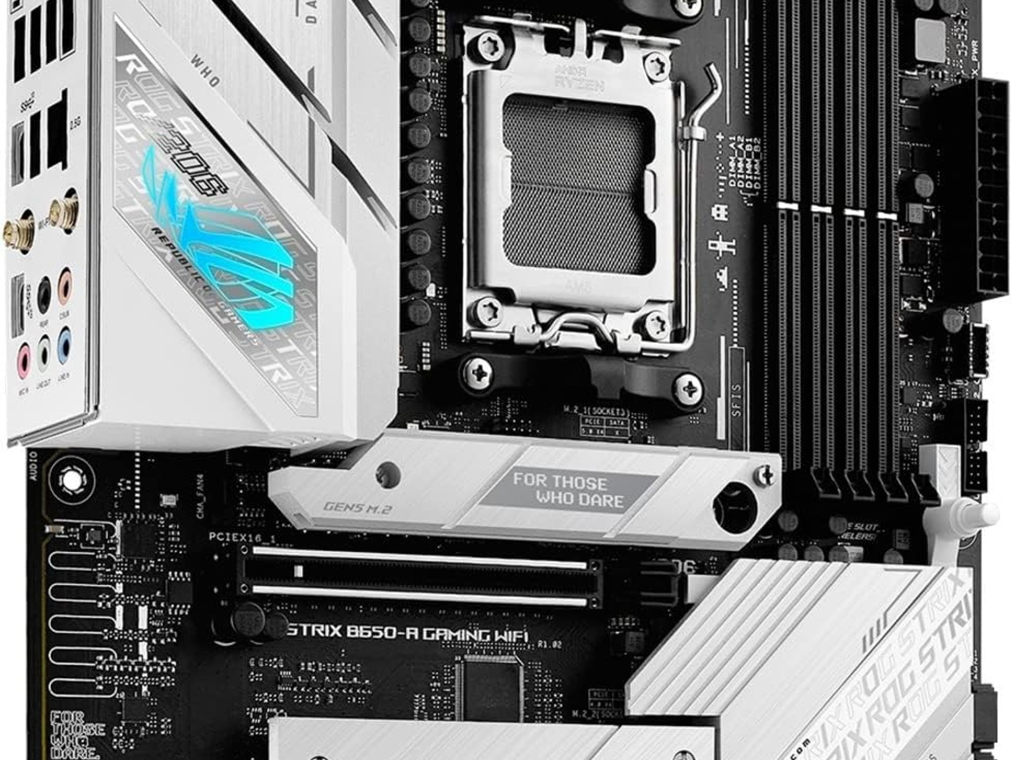 ASUS ROG STRIX B650-A GAMING WIFI AMD AM5 B650 ATX M.2 Desktop Motherboard A