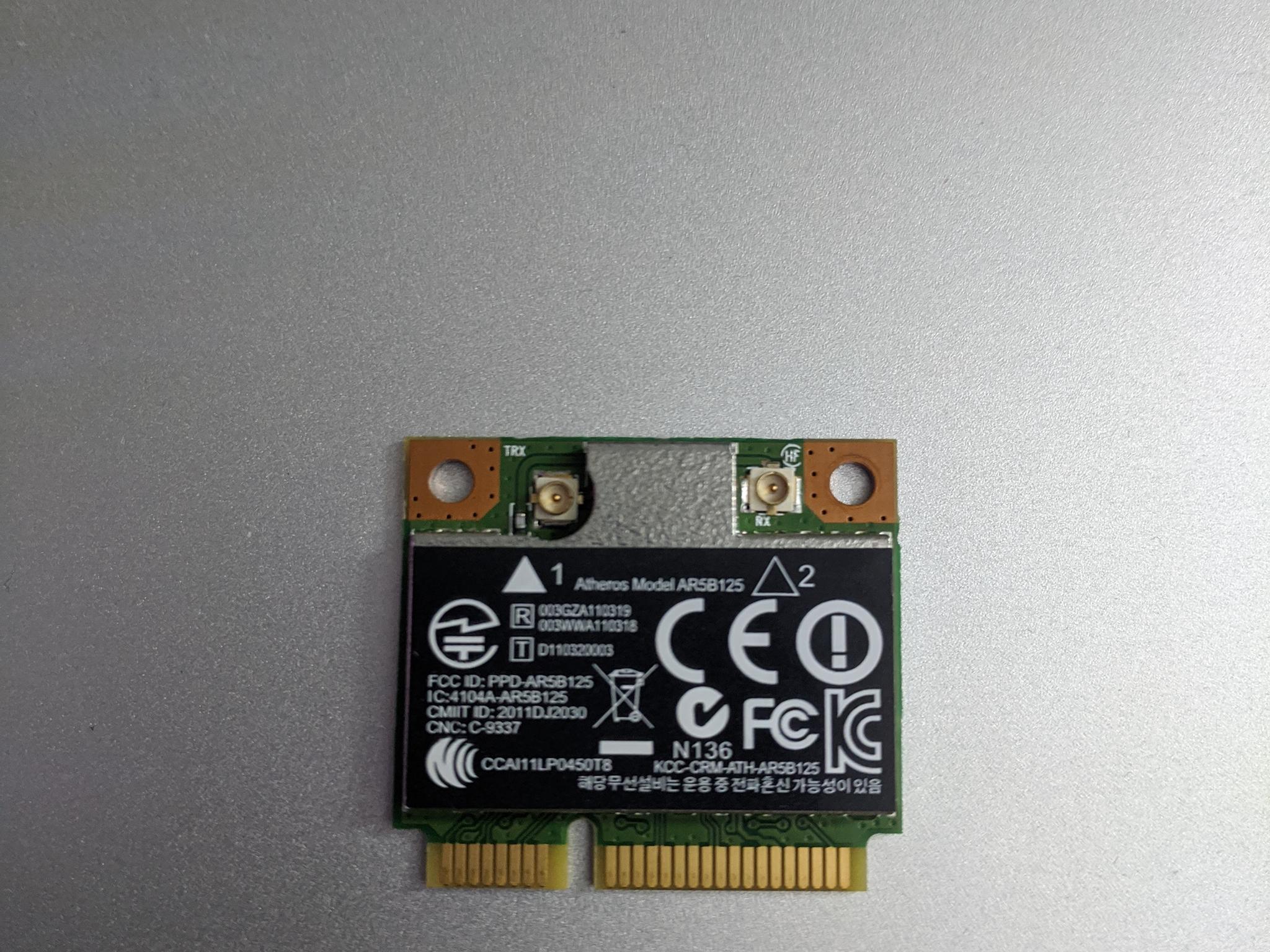 Atheros AR5B125 WiFi PCI-E