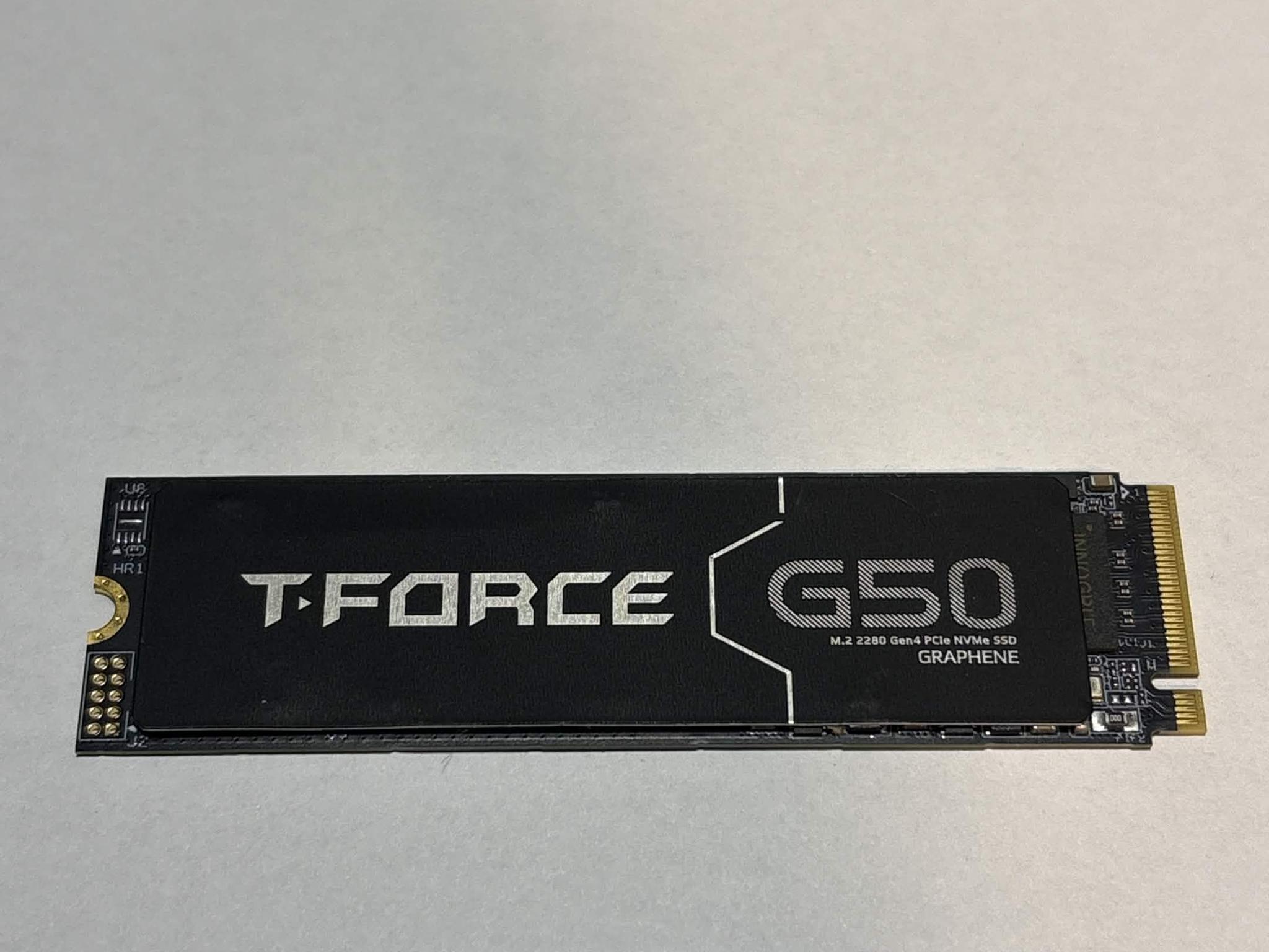 TEAMGROUP T-Force G50 1TB NVMe M.2 SSD – PCIe Gen4 – 100% Health