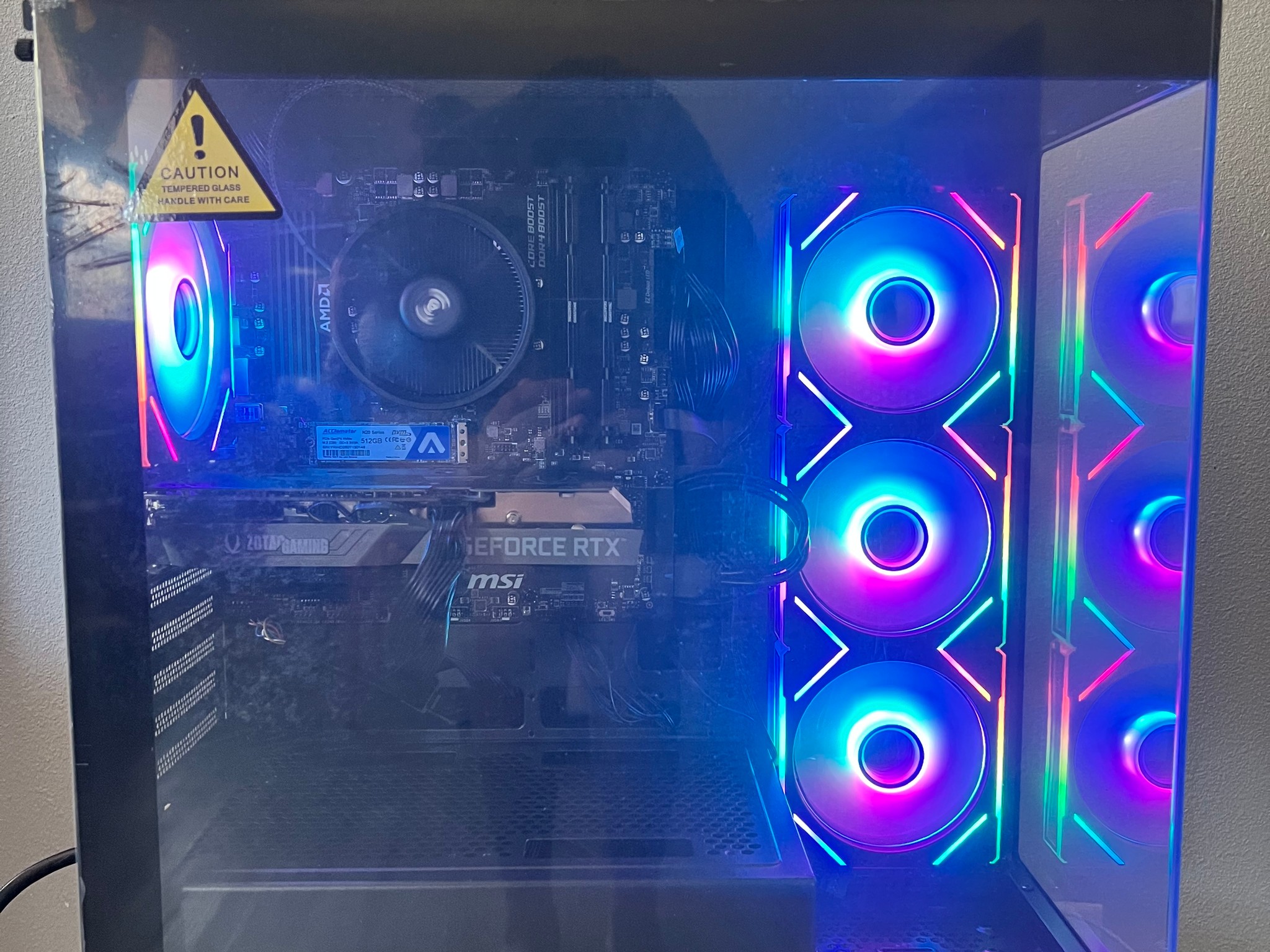 GeForce RTX 3050 8GB Custom Gaming PC - Ryzen 5 5500