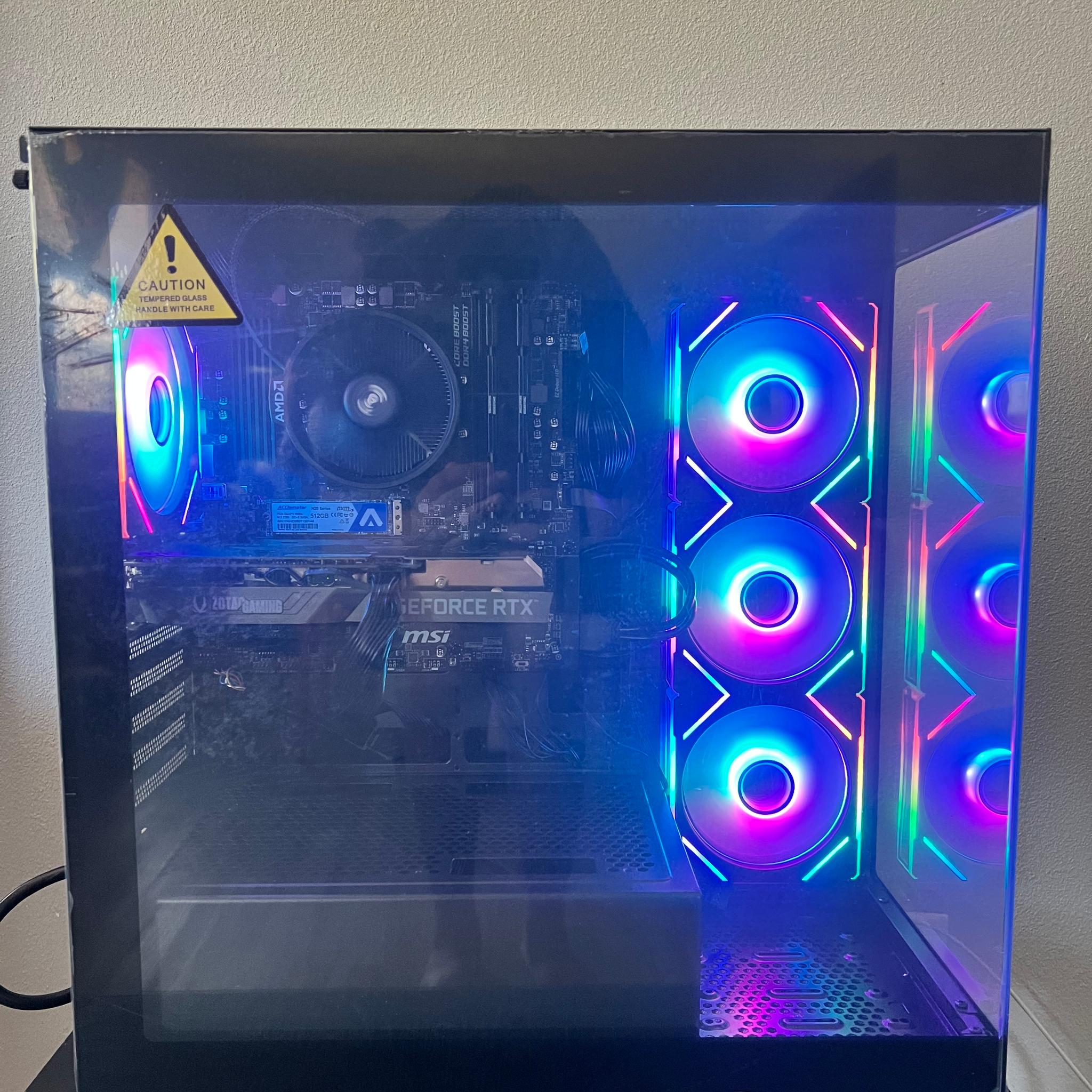 GeForce RTX 3050 8GB Custom Gaming PC - Ryzen 5 5500