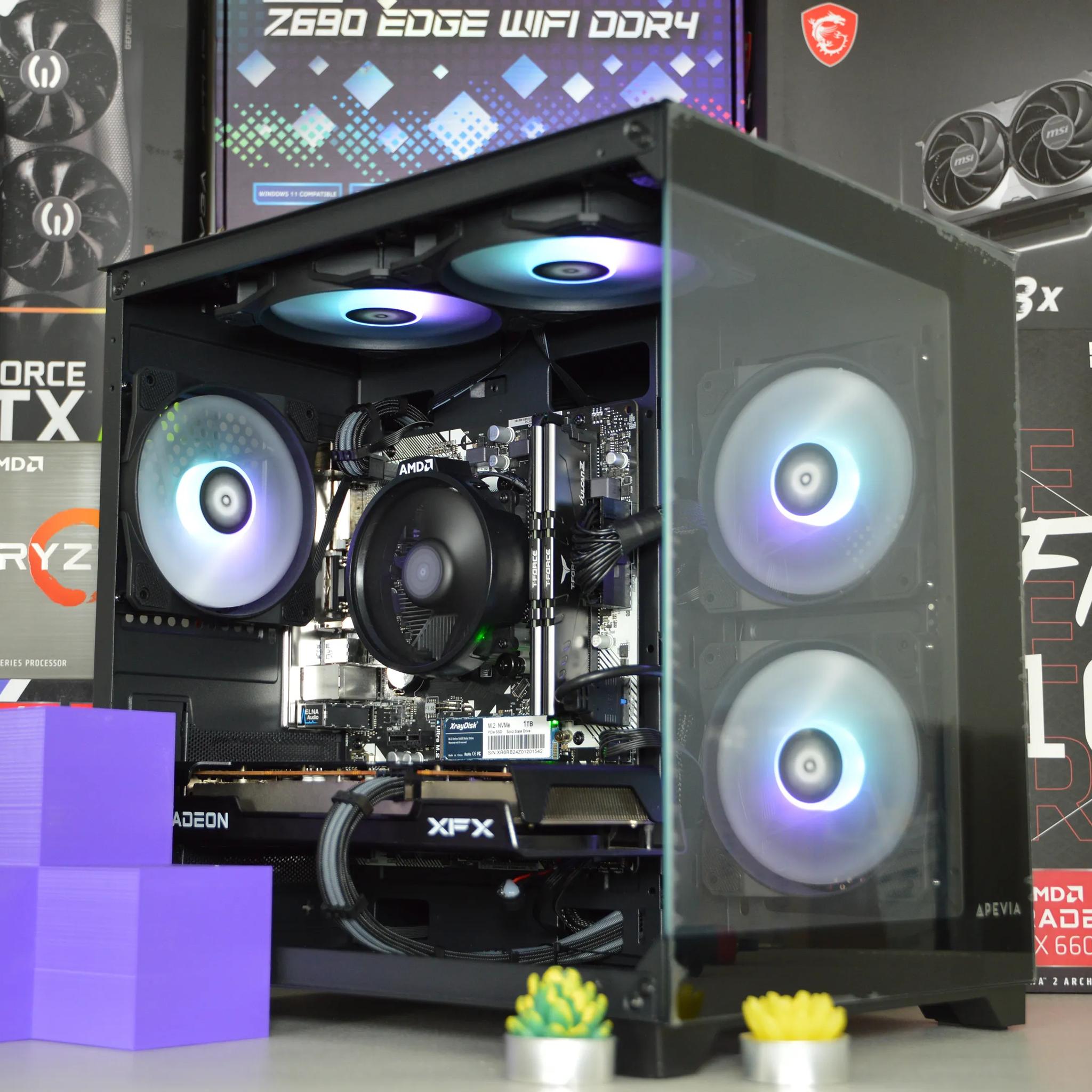 🐍🐍| RX 6600 8GB | RYZEN 5 5500 | 16GB DDR4 RAM | 1TB NVME SSD | Silver Serpent 2.0 |