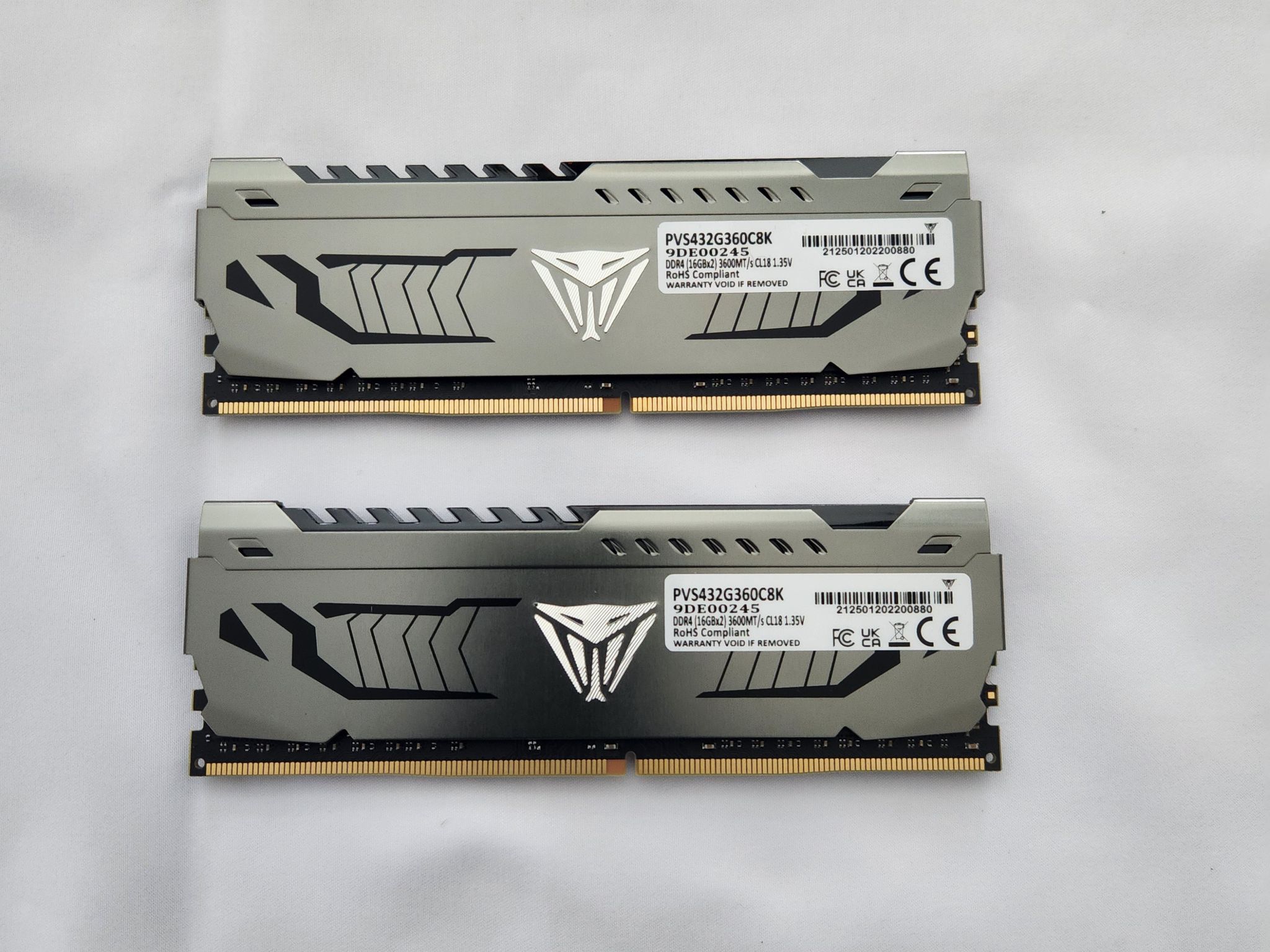 Patriot Viper DDR4 RAM (2x16GB) 32GB 3600MHz CL18