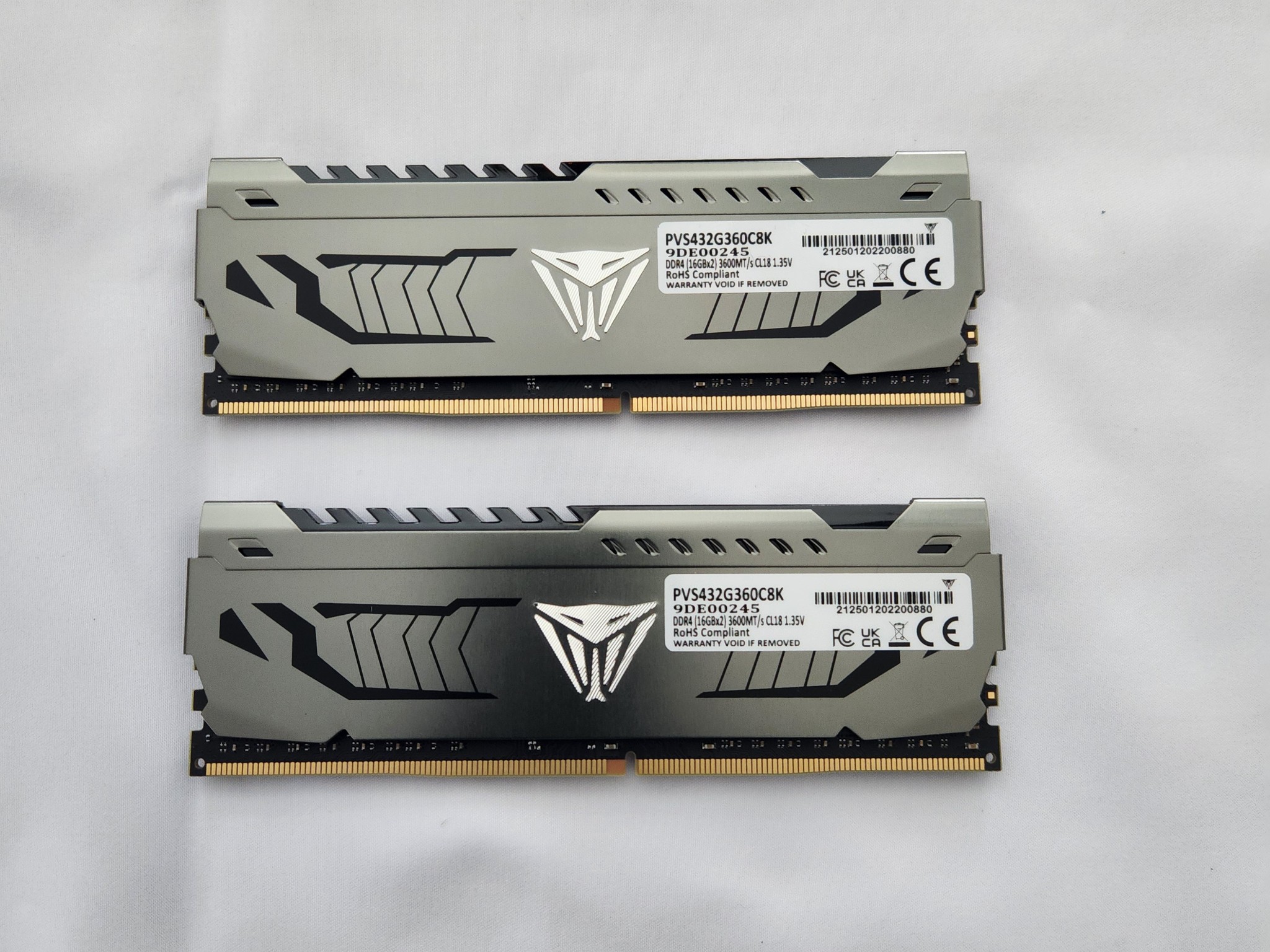 Patriot Viper DDR4 RAM (2x16GB) 32GB 3600MHz CL18