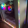 ⭐️Skytech- White, Good condition, Glass panel, 1080p to 1440p.⭐️