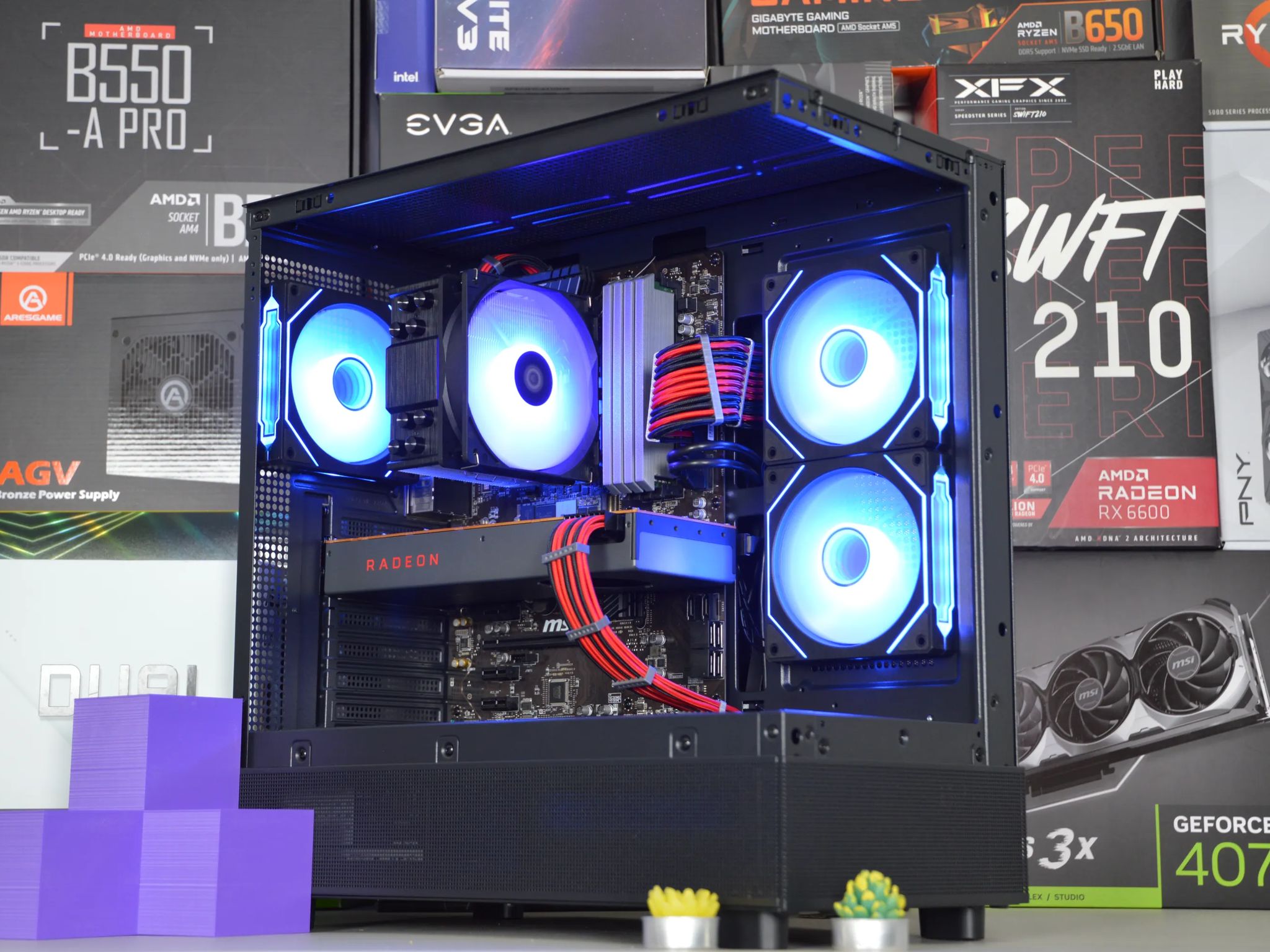 ❤️◻️| RX 5700 8GB | INTEL I7-8700K | 32GB DDR4 RAM | 1TB NVME SSD | Crimson Metal |